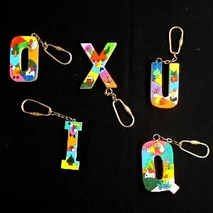 Decorative Keychain Letters