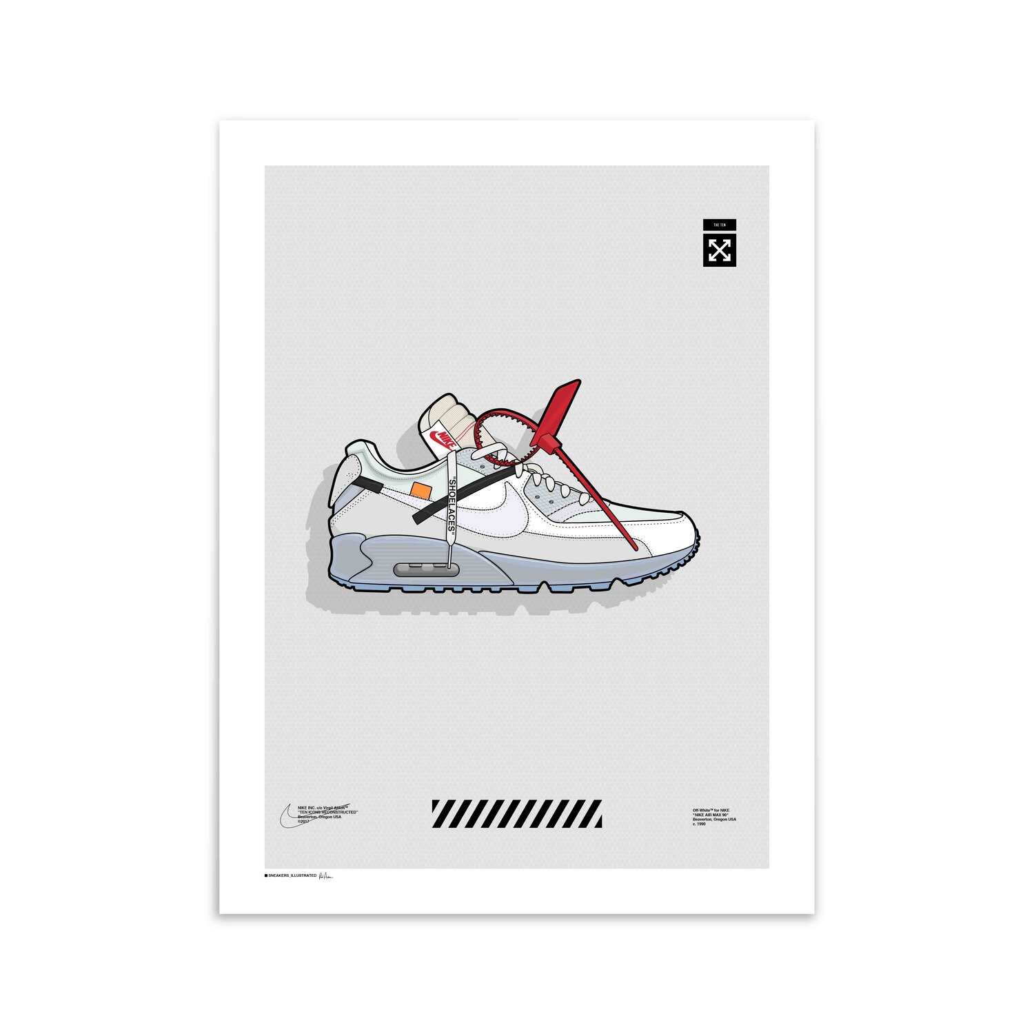 Off-White X Nike Blazer Mid 'All Hallow's Eve' Poster — Sneakers Illustrated