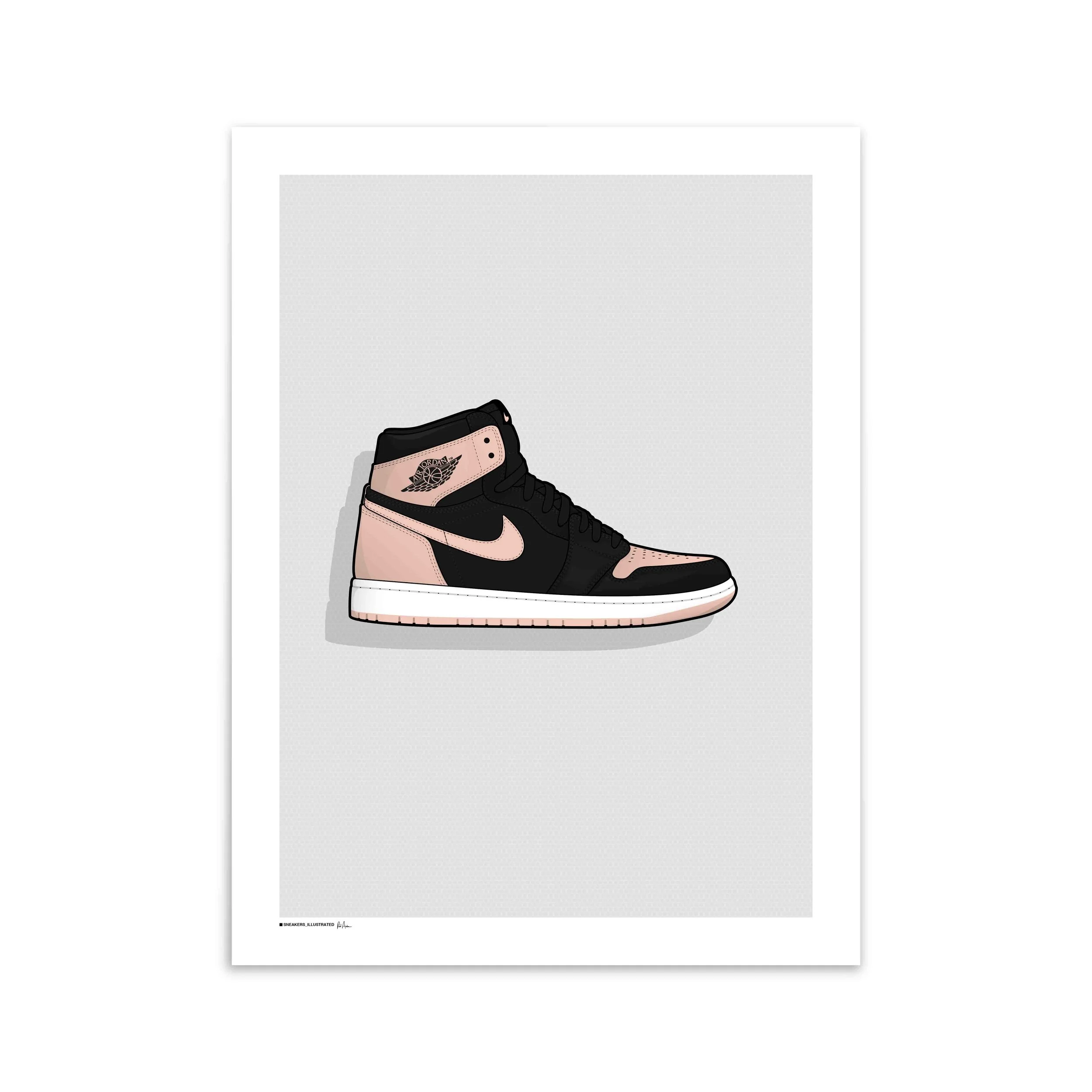 Air Jordan 1 'Crimson Tint' Poster 