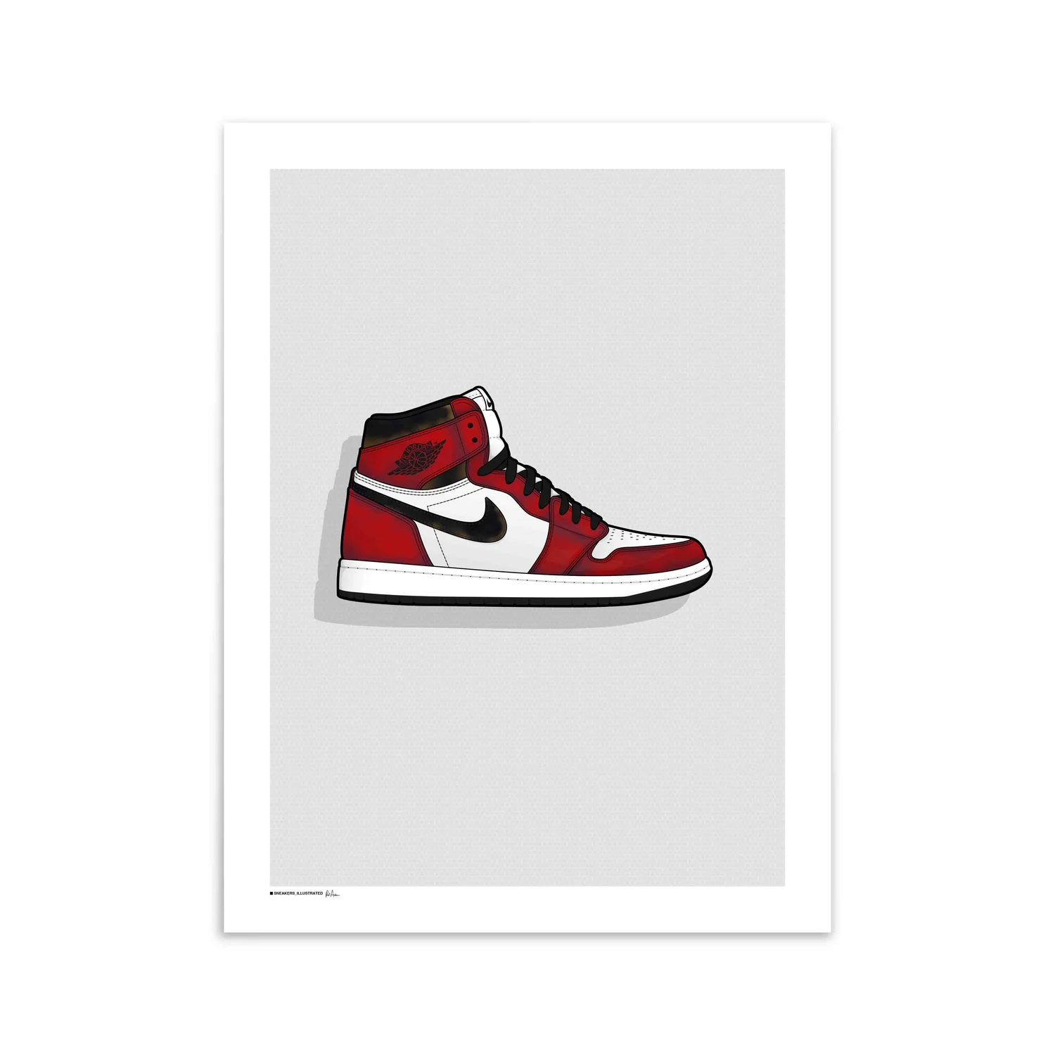 nike air jordan 1 drawing