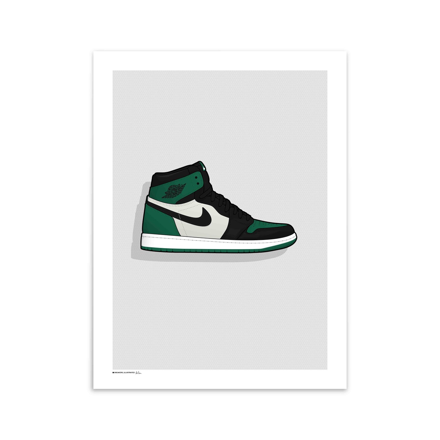 Jordan 'Pine Green' Poster — Sneakers Illustrated