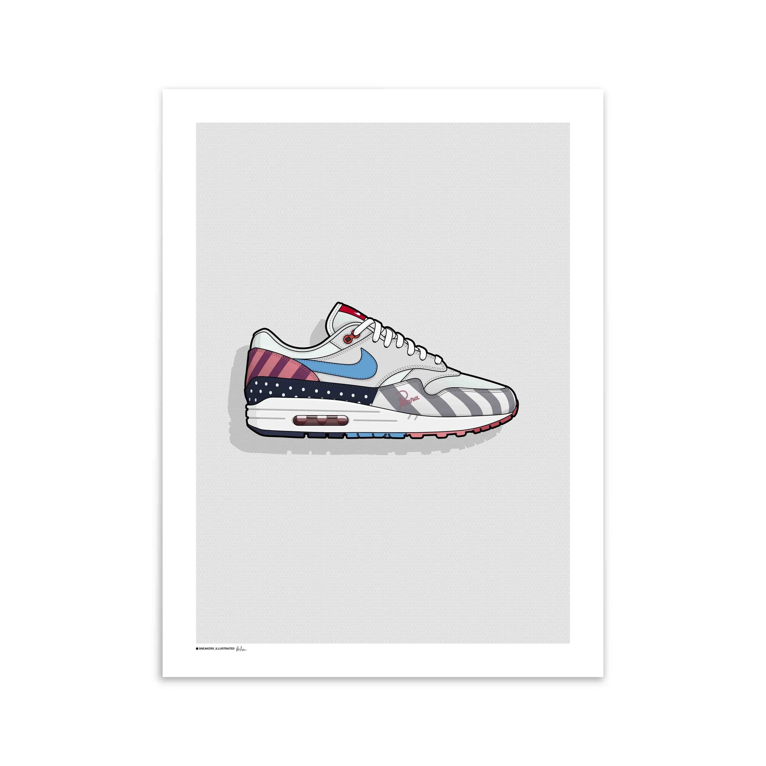 Nike Air Max 1 'Parra' Poster — Sneakers Illustrated