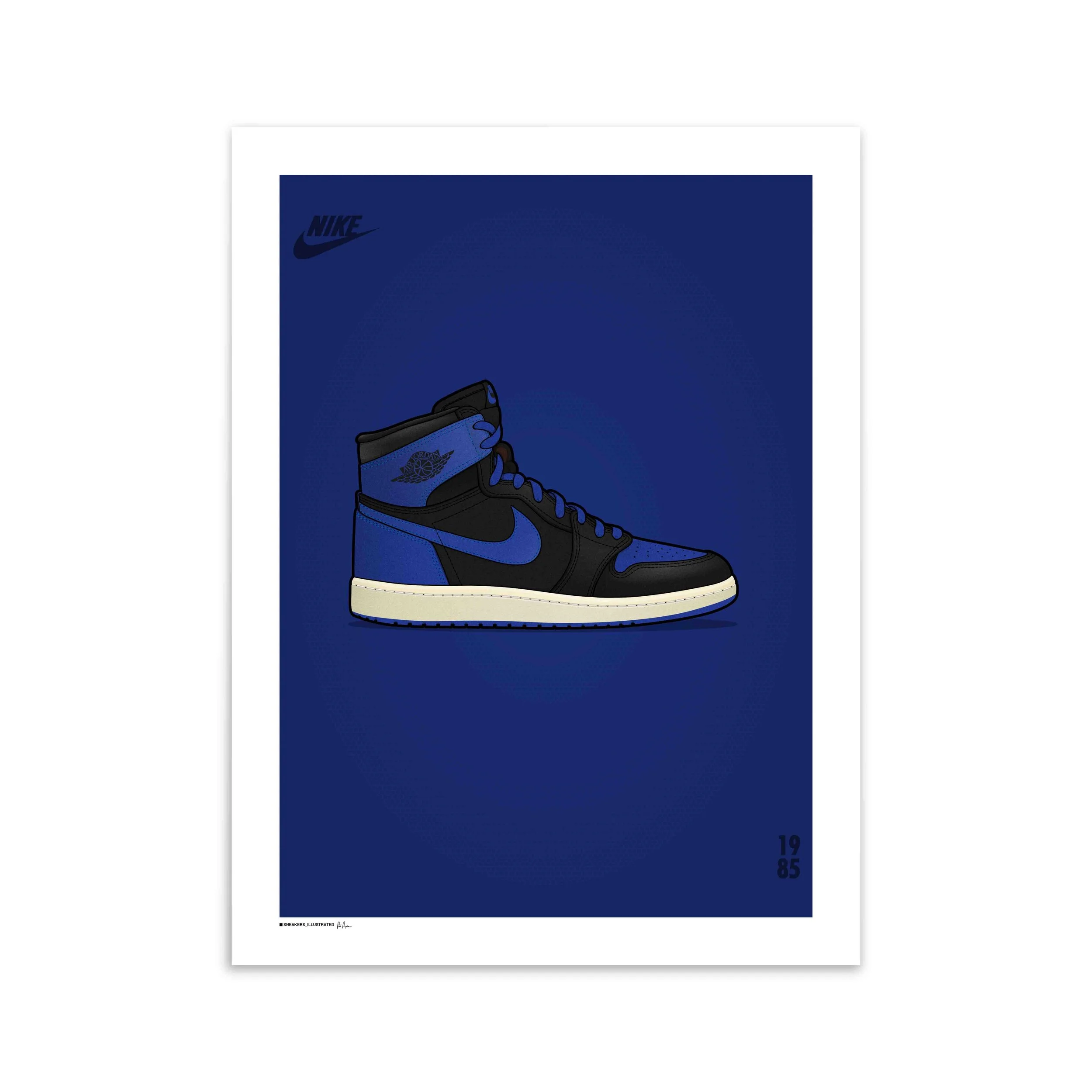 1985 Air Jordan 1 'Royal' Poster 