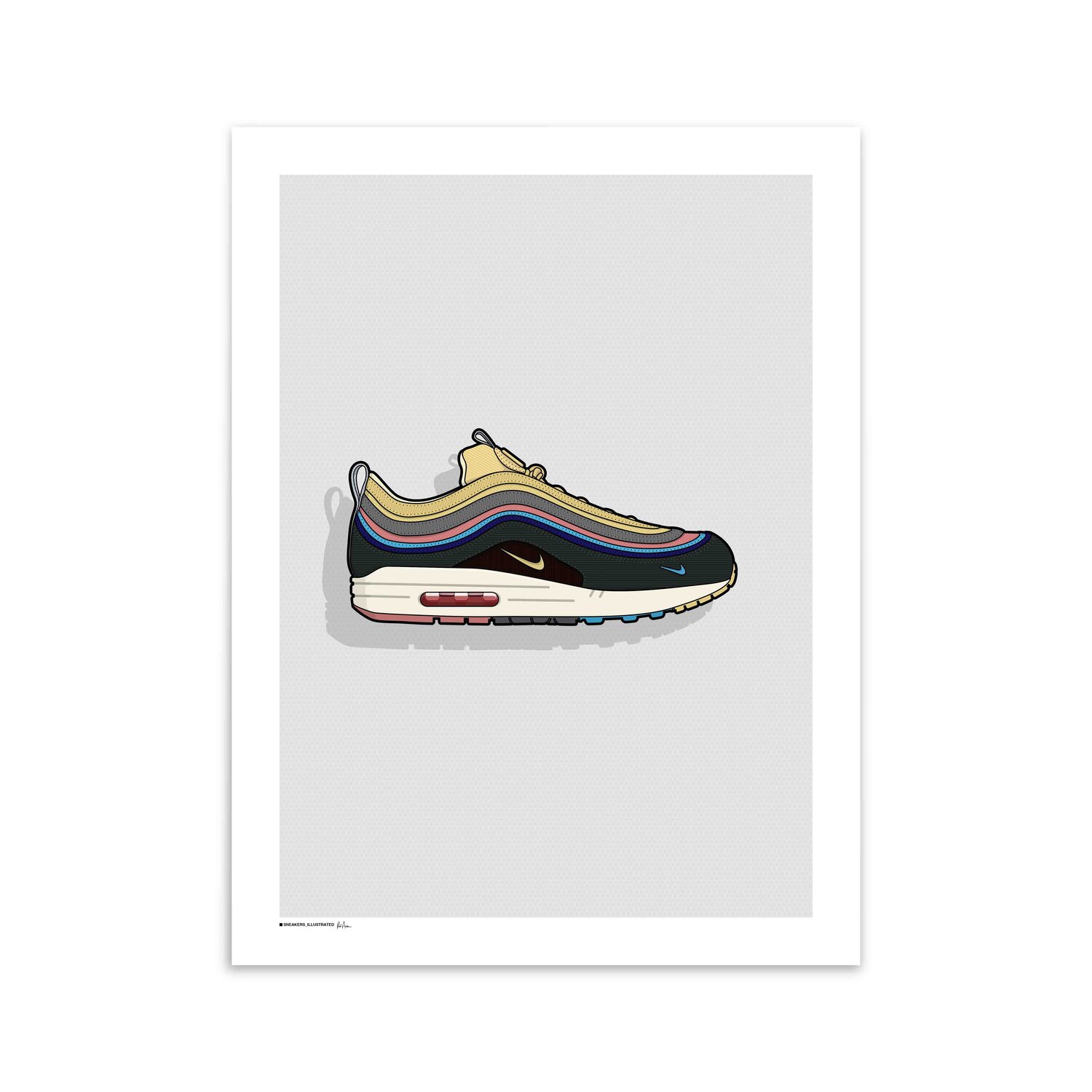 cart village Hesitate Nike Air Max 1/97 'Sean Wotherspoon' Poster — Sneakers Illustrated