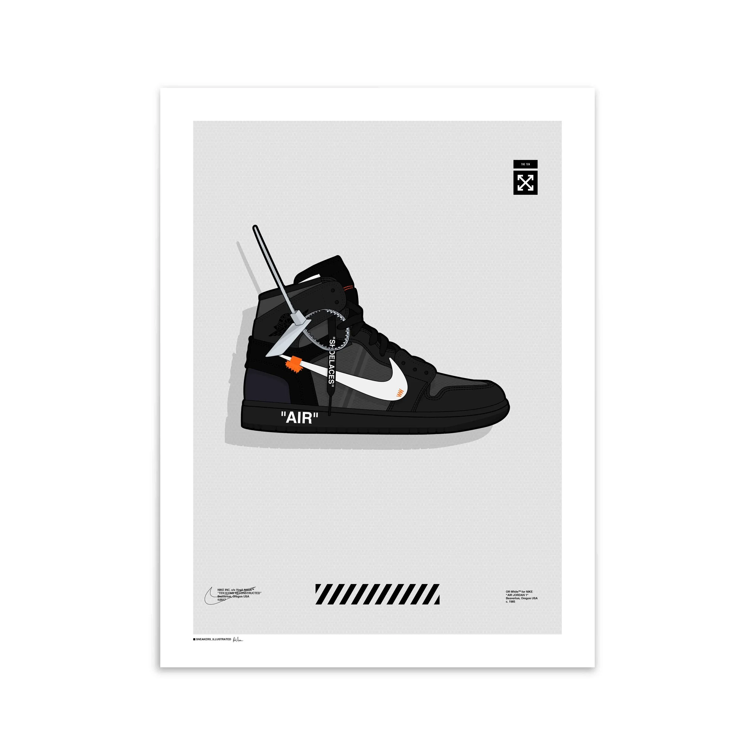 Off-White X Nike Air Jordan 1 'Inertia 