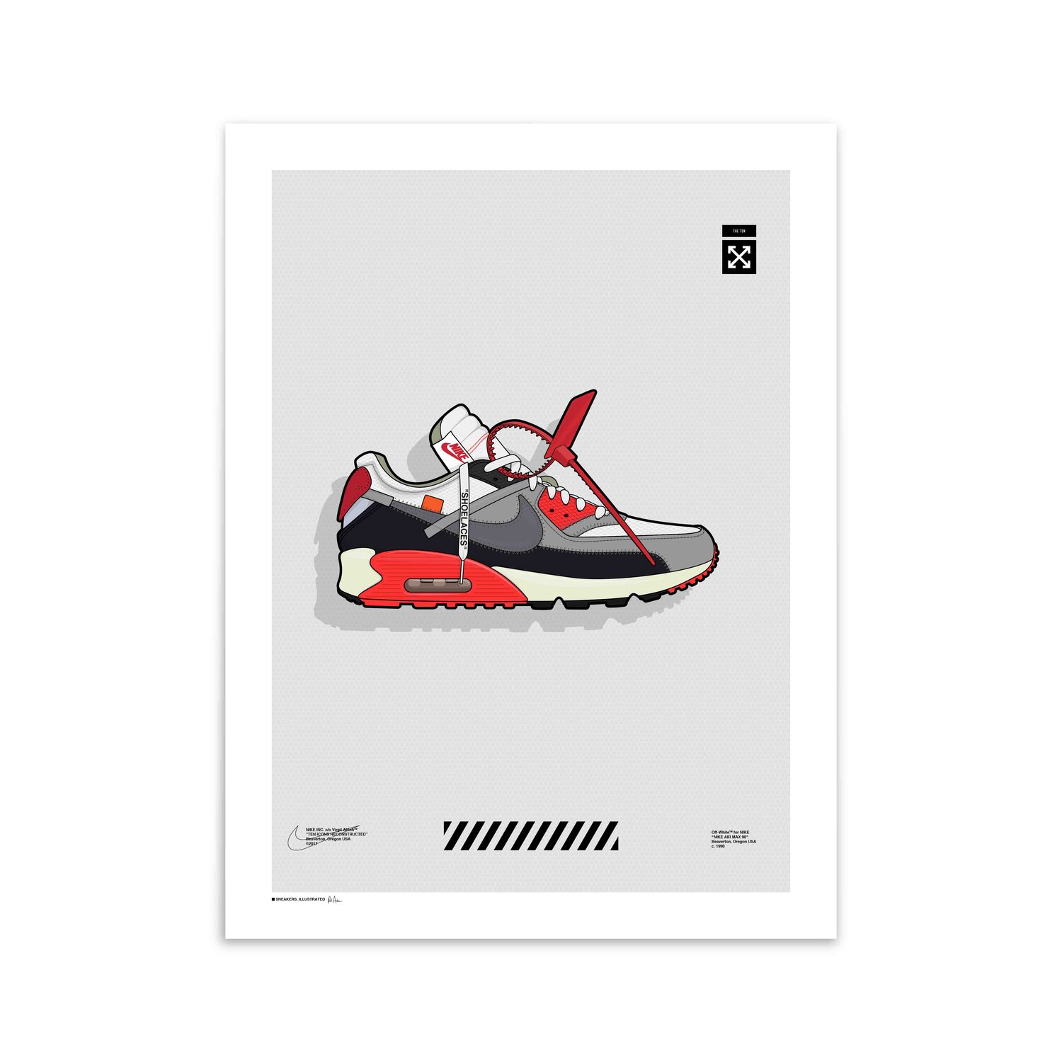 Nike Air Max 1/97 'Blue [Unreleased]' Poster Sneakers Illustrated