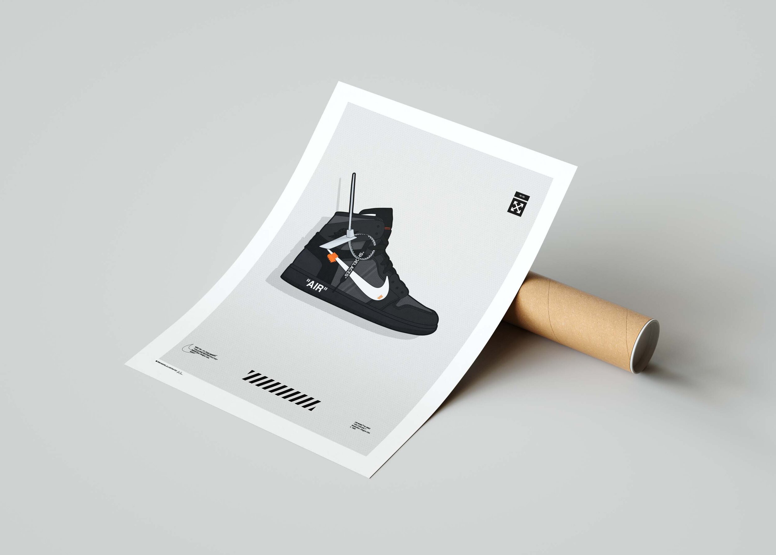 Off-White X Nike Air Jordan 1 'Grim 