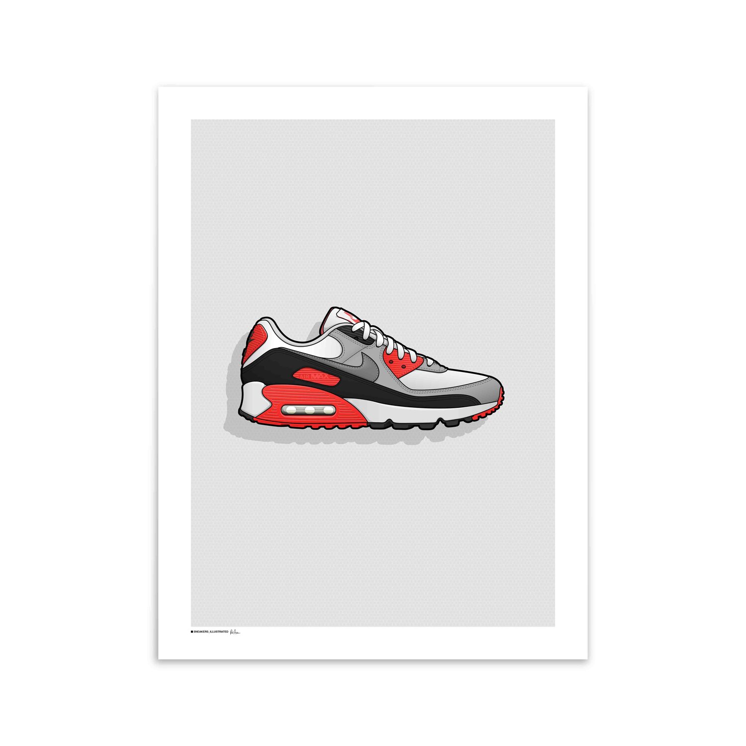 Nike Air Max 90 'Hyper Royal' Poster — Sneakers Illustrated