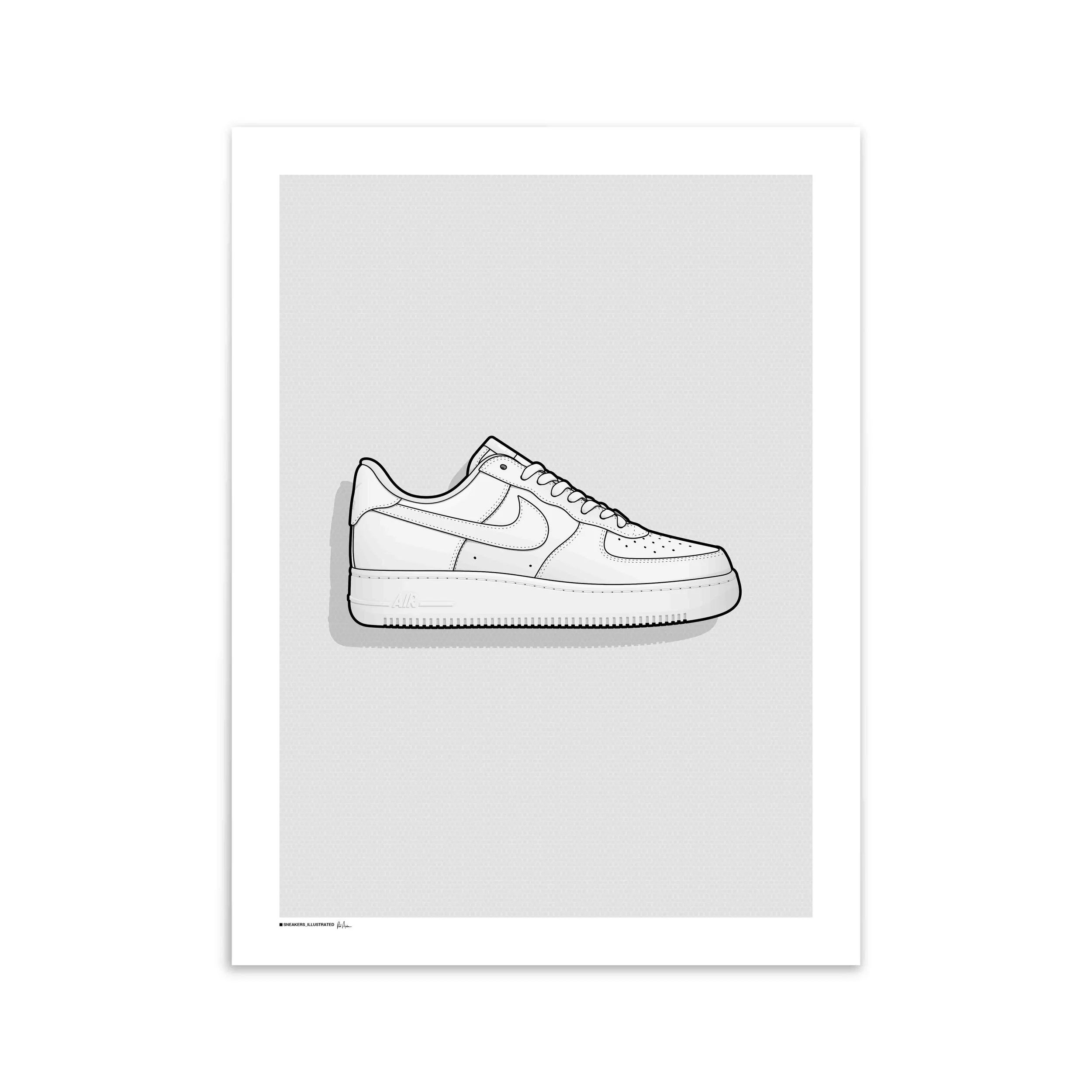 NIKE AIR FORCE 1 AF1 BLACK MONTH 2011 SHOES POSTER | #137047262