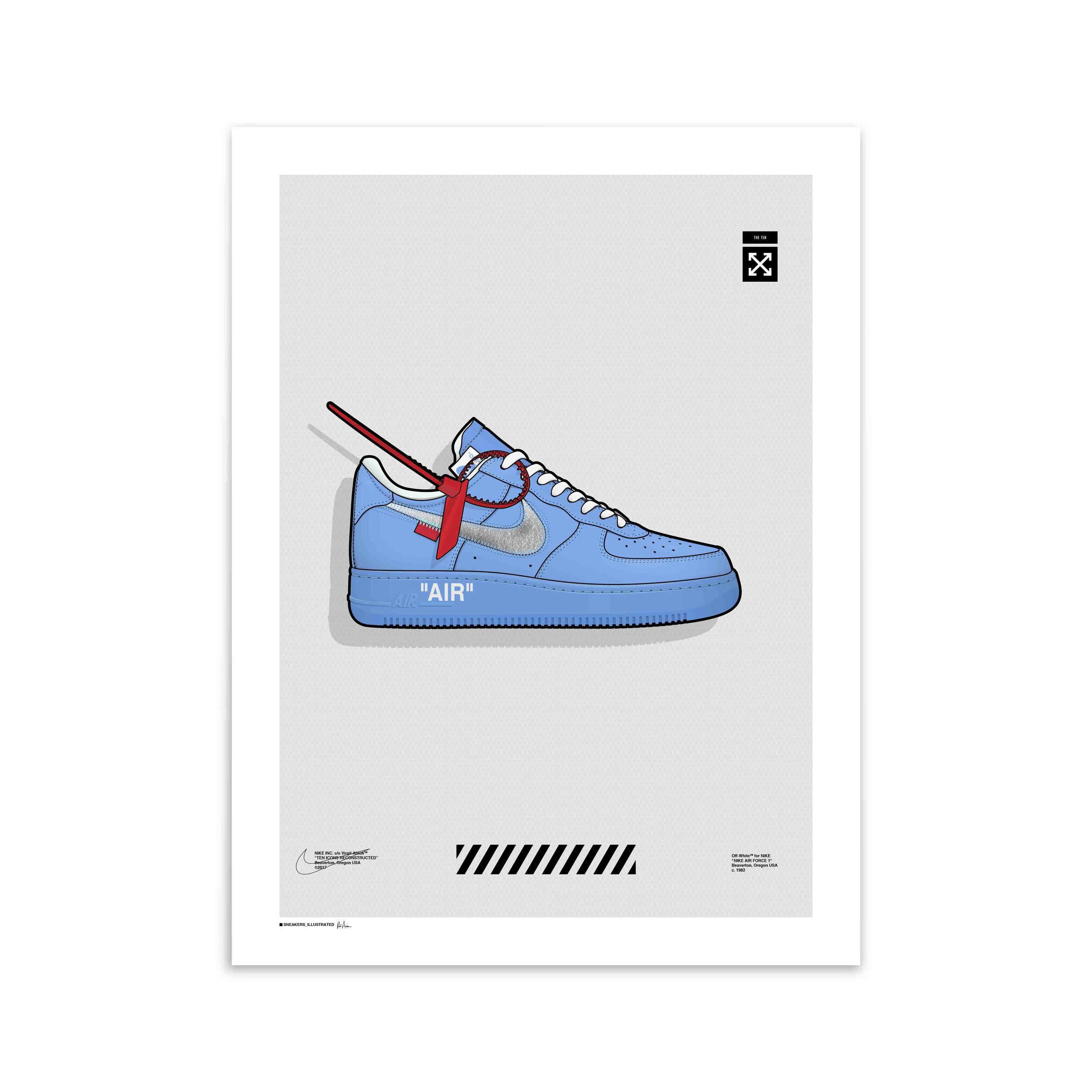 nike air force 1 poster