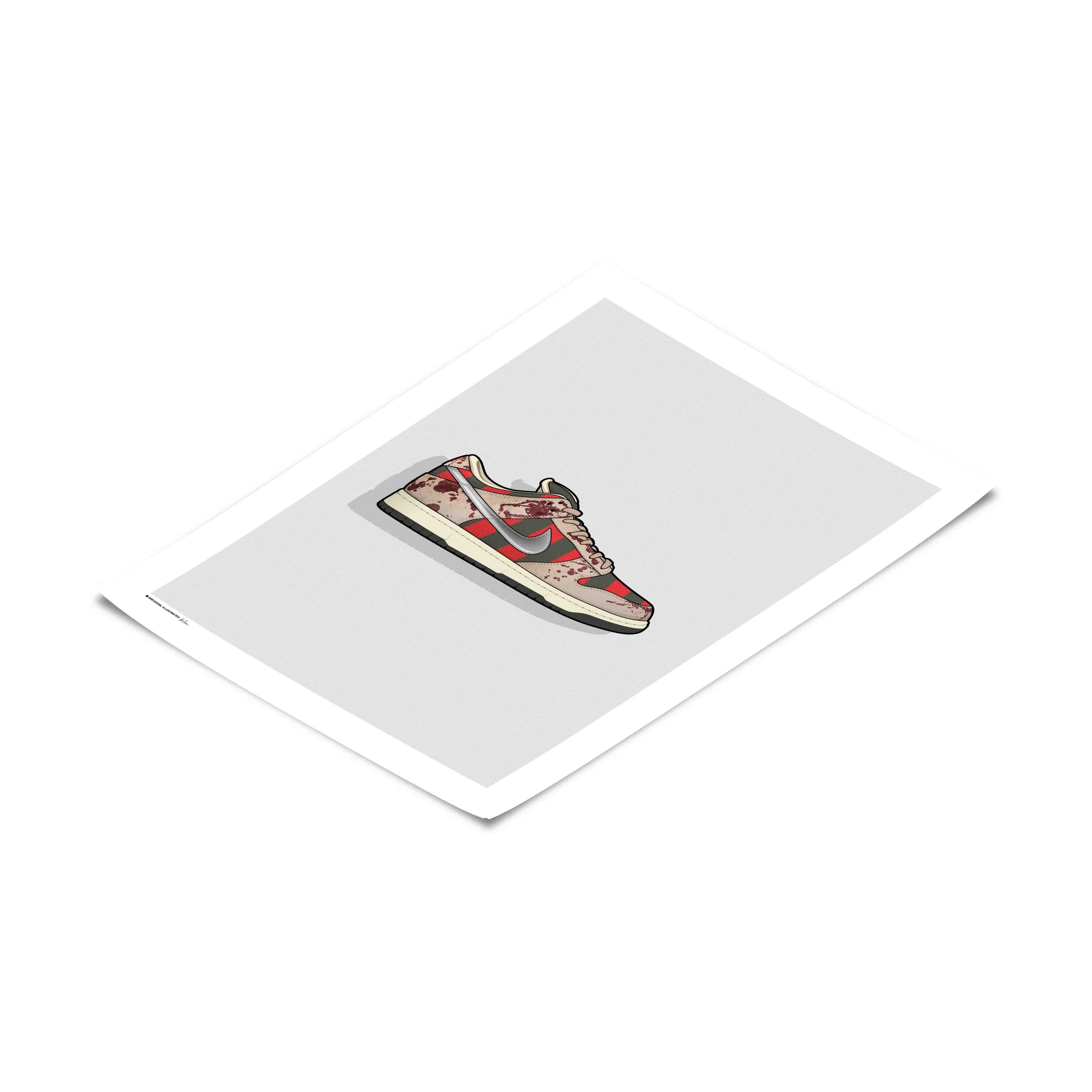Nike Dunk Low SB 'Freddy Krueger' Poster — Sneakers Illustrated
