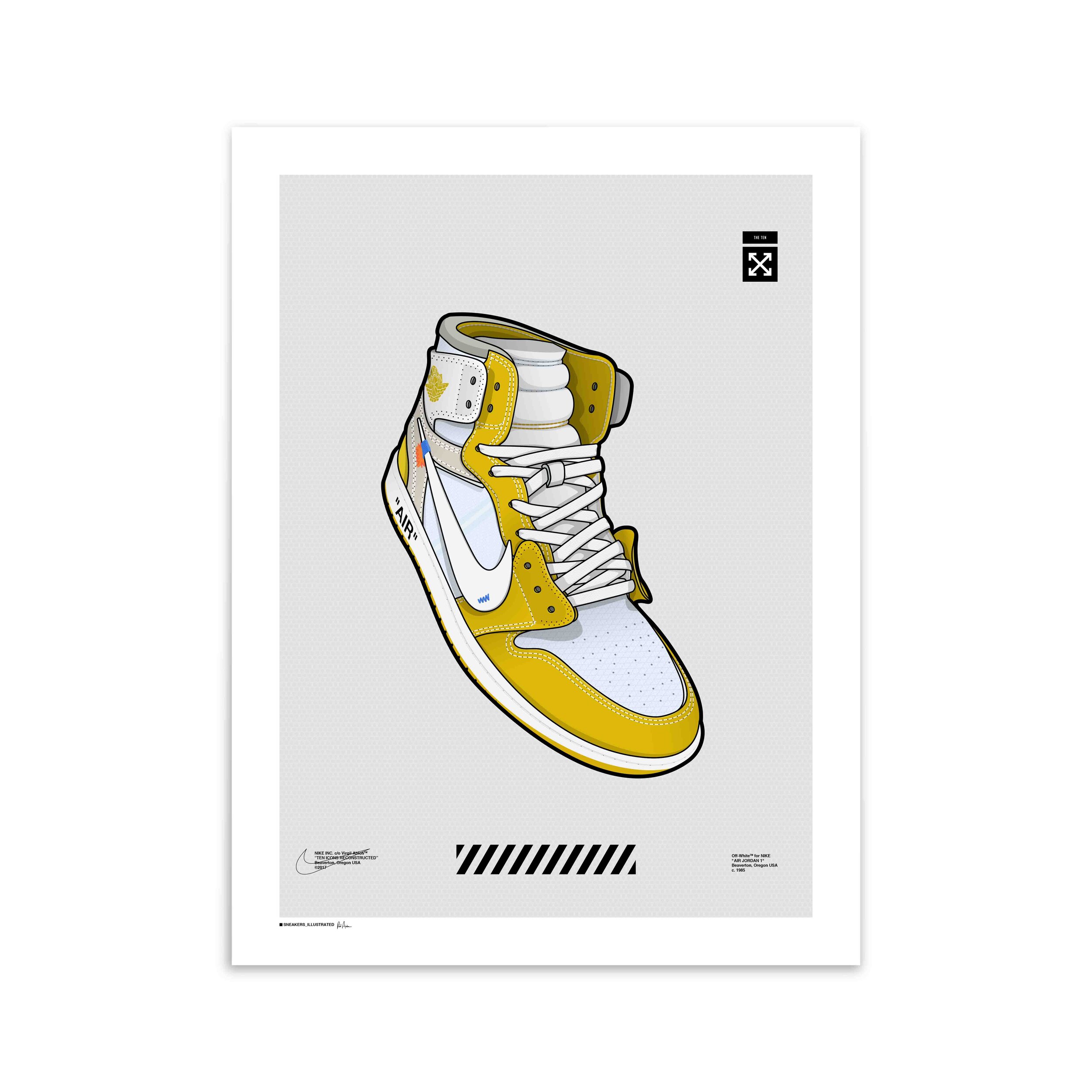 air jordan canary yellow off white