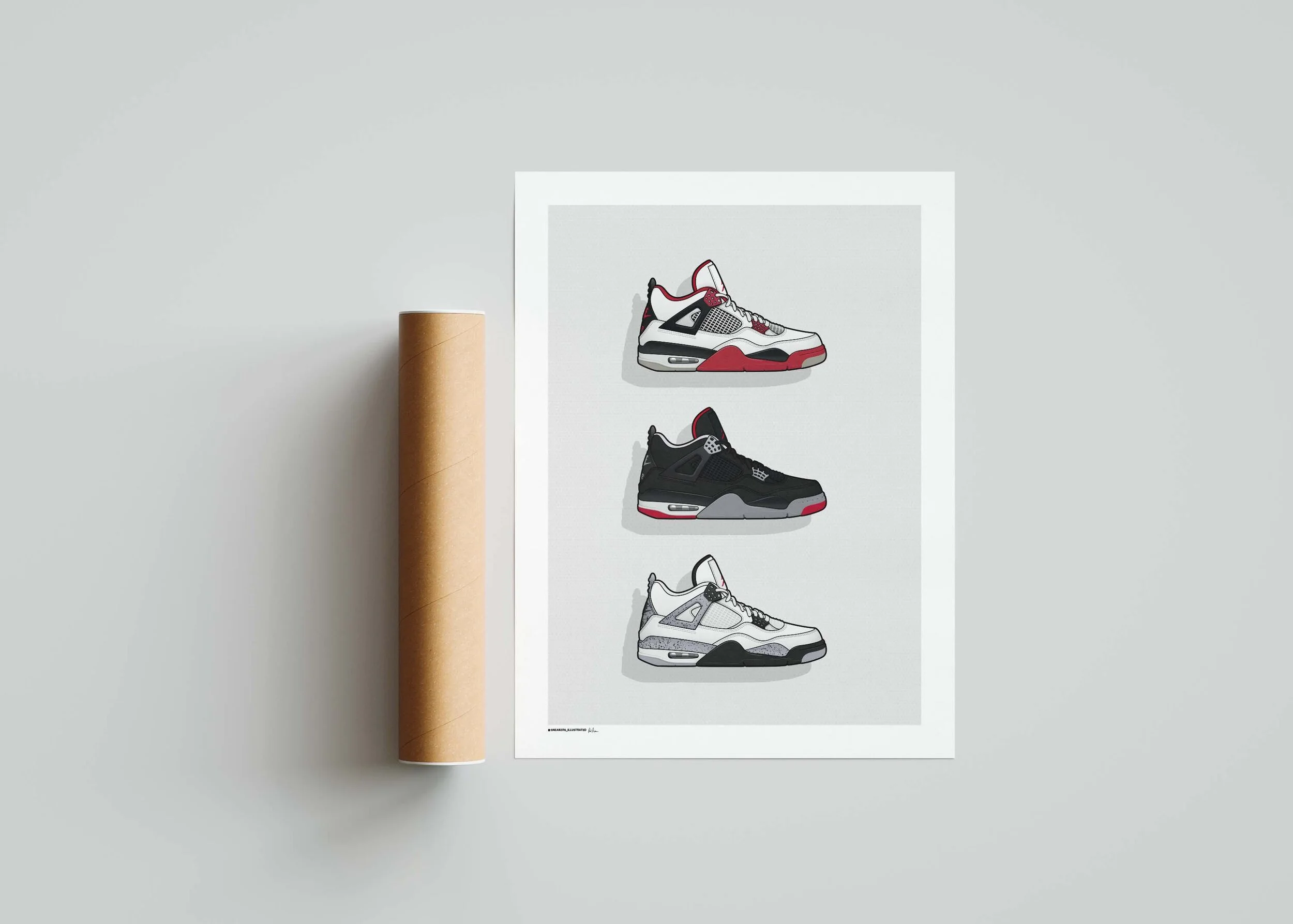 Air Jordan 4 OG Collection Poster 