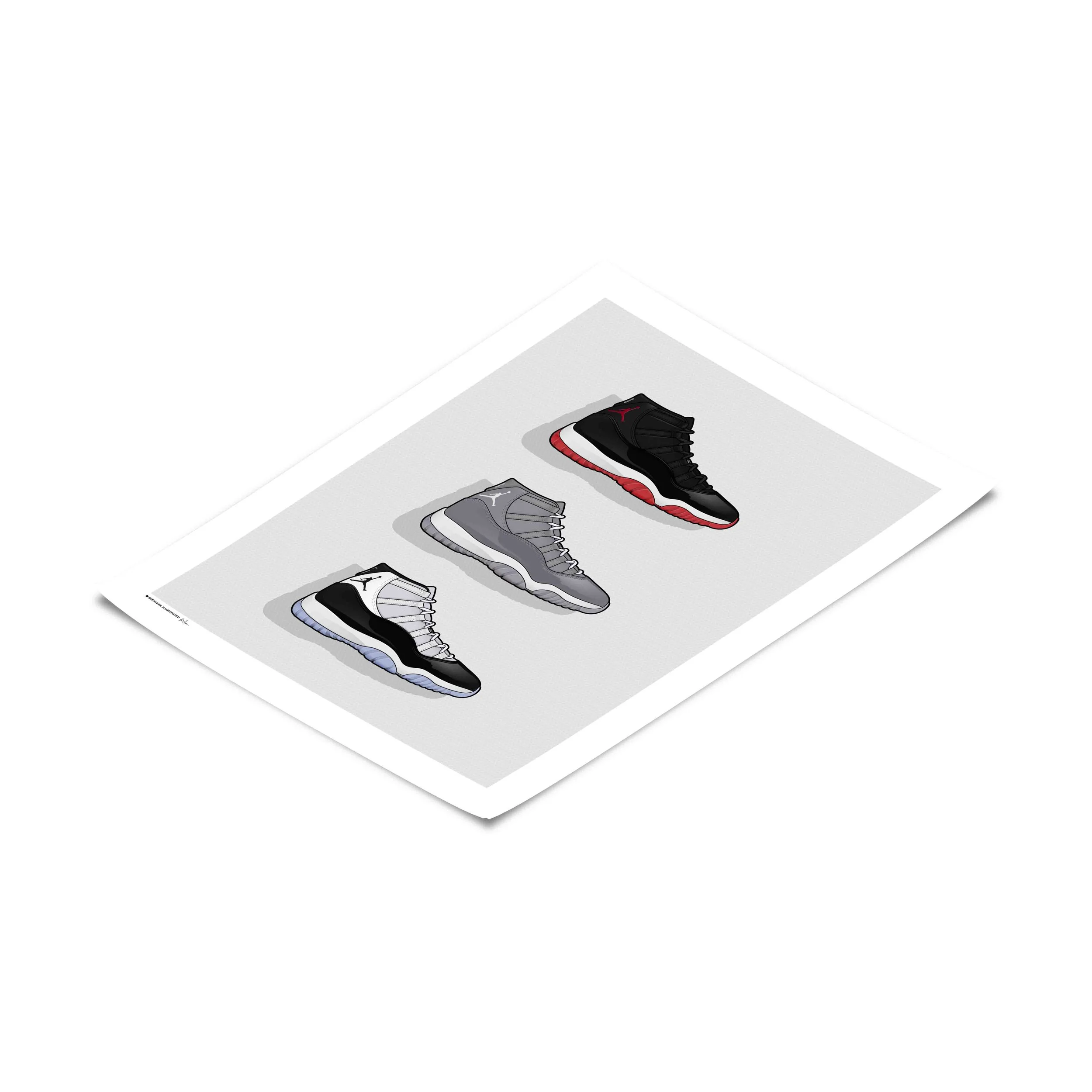 Air Jordan 11 OG Collection Poster — Sneakers Illustrated