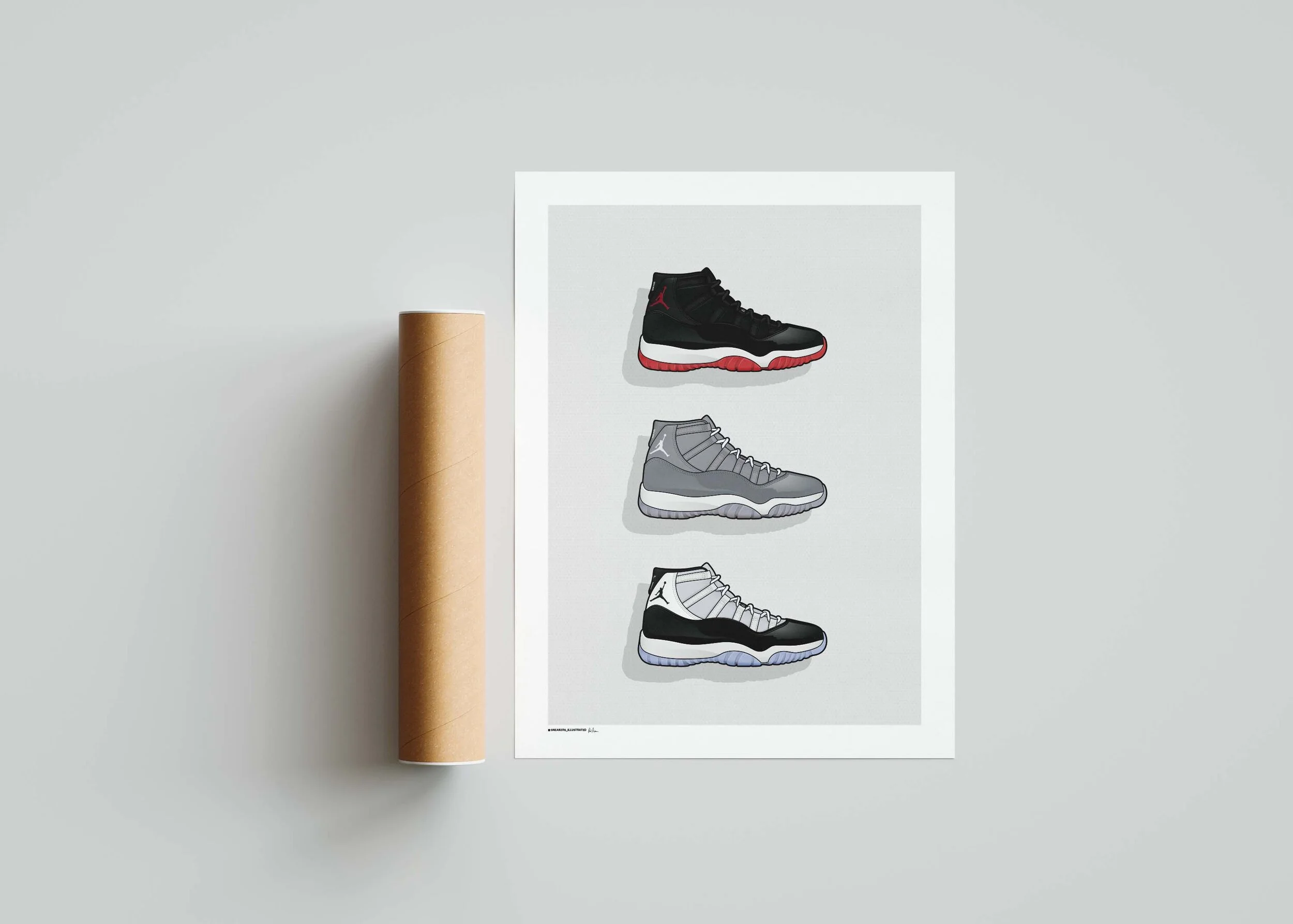 Air Jordan 11 OG Collection Poster 