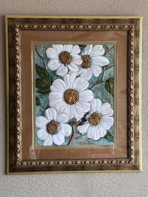 Signs of Spring - Framed and Matted Copper Works