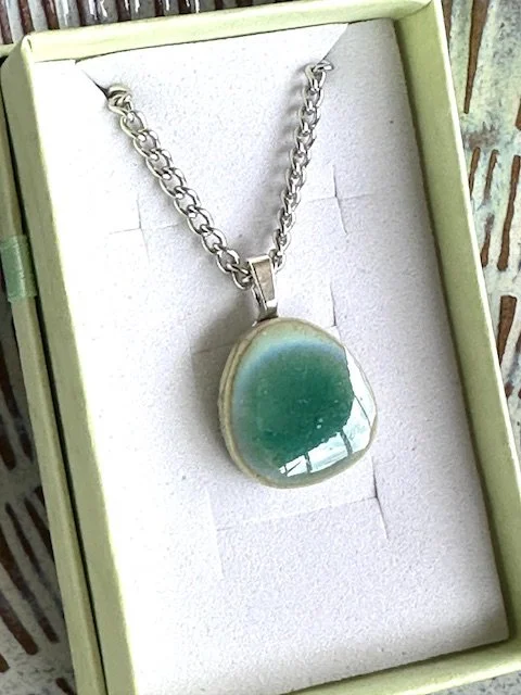 Glazed Ceramic Pendant 43