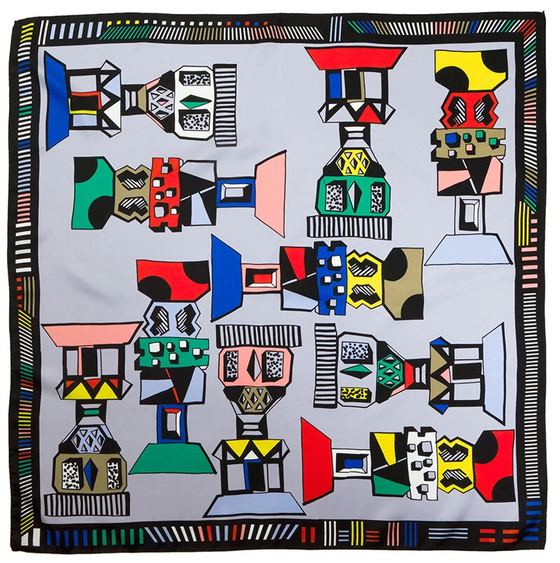 TOTEM SILK FOULARD