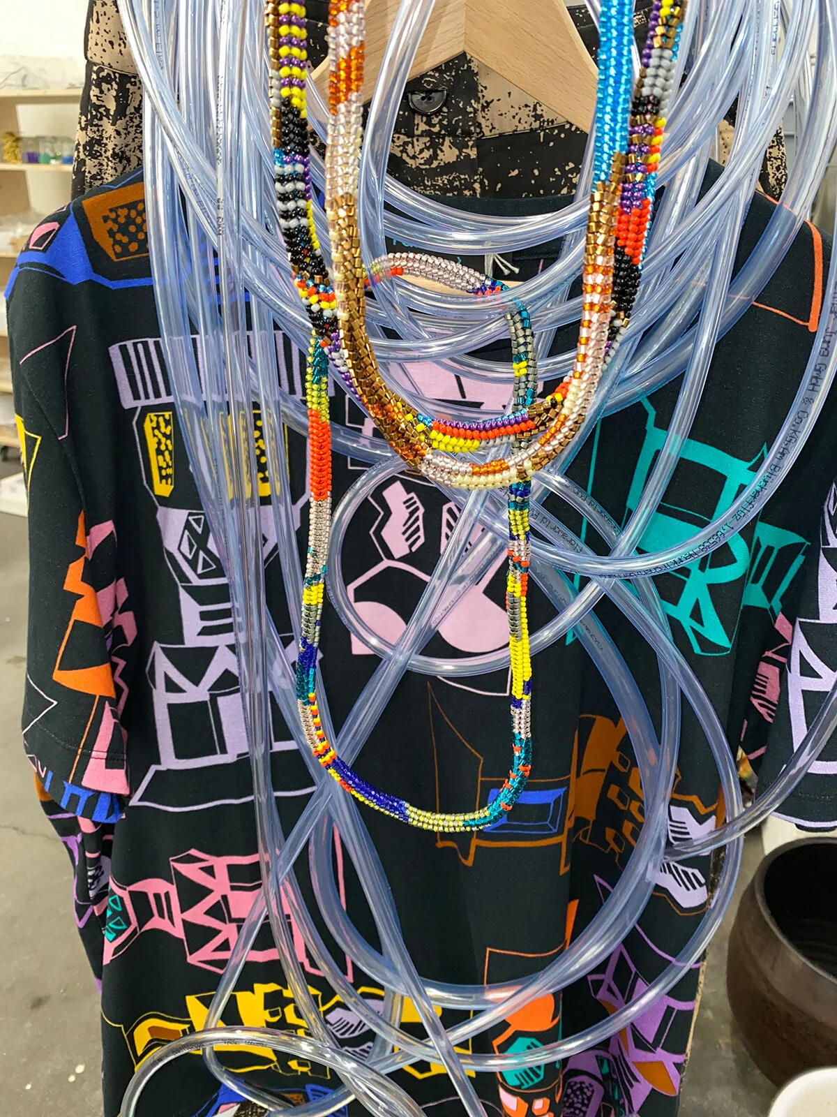 Pipes and colorful T-Shirt for Men