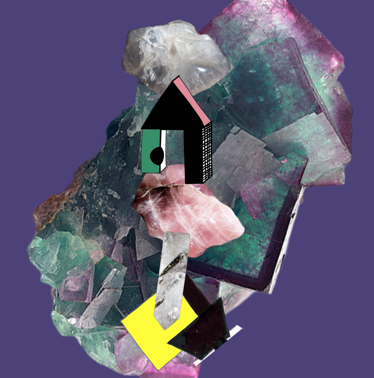 Collage of Stones and Haus