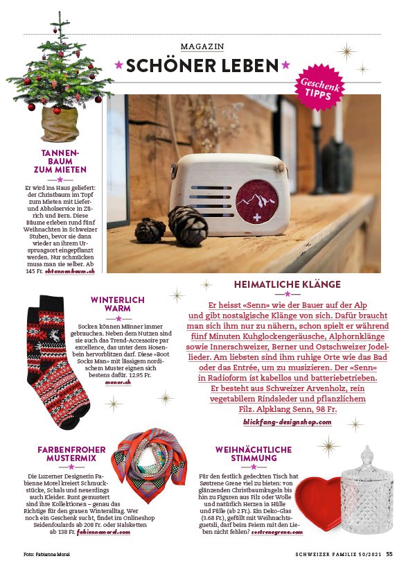 SCHWEIZER FAMILIE 16. Dezember 2021