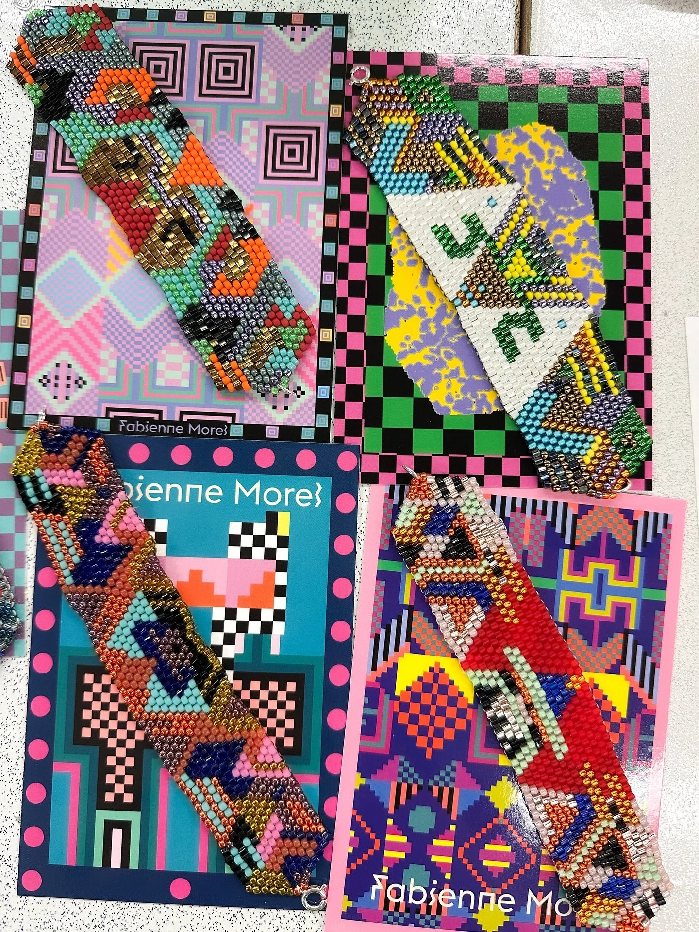 Bracelets Pattern WoW
If you&rsquo;re interested, DM me. Happy to create one just for you!

#BraceletsOfInstagram #PatternedJewelry #HandmadeBracelets #CustomJewelry #UniqueDesigns #JewelryArt #LucerneCrafts #ArtisanJewelry #DMToOrder #StatementBrace