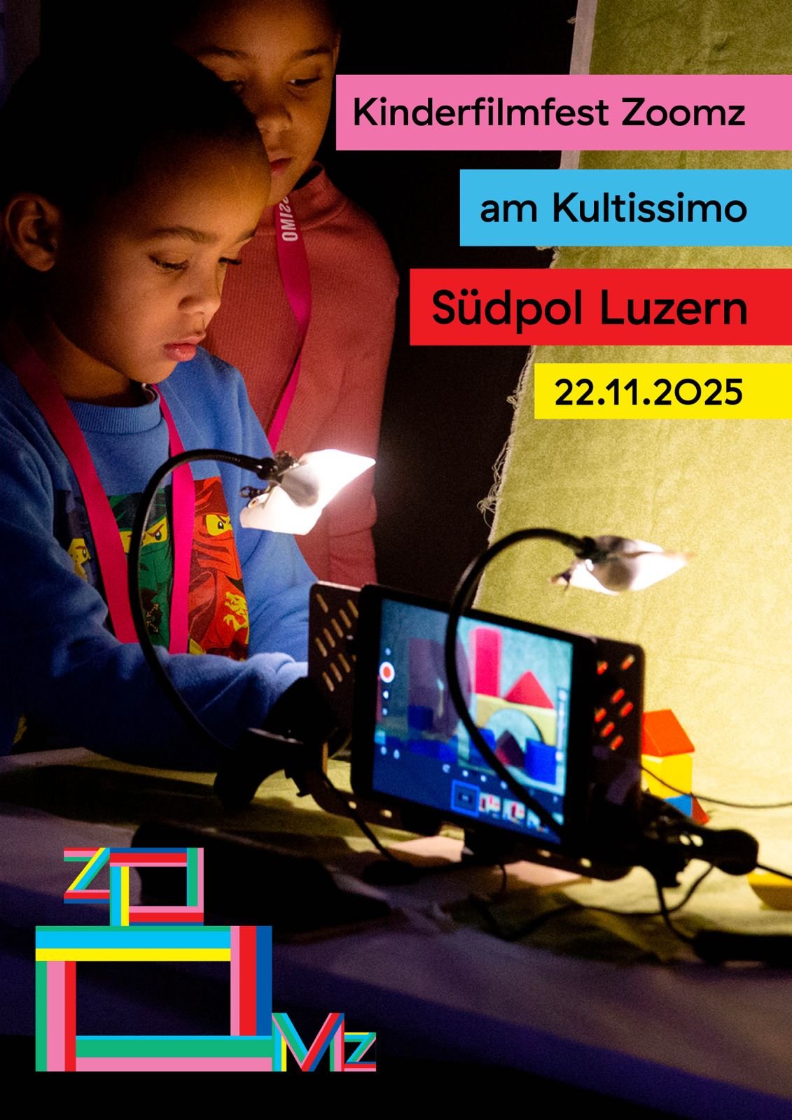 Kinderfilmfest ZOOMZ am Kultissimo im Südpol