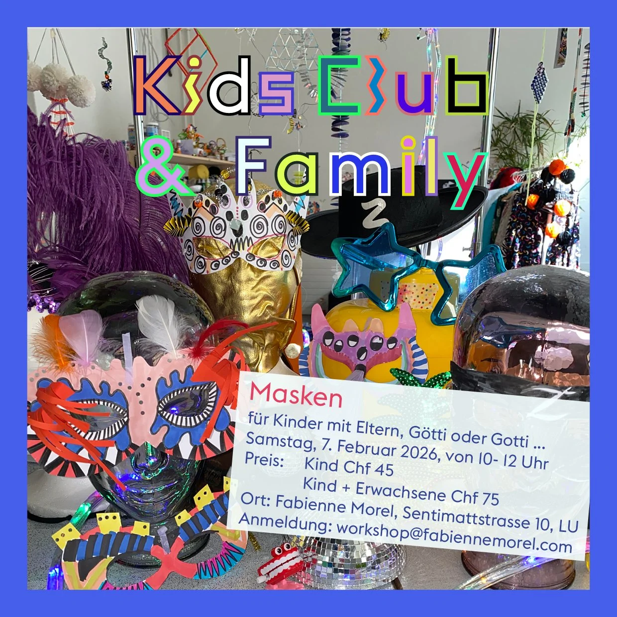 Kids Club&amp;  &amp; Family: Masken