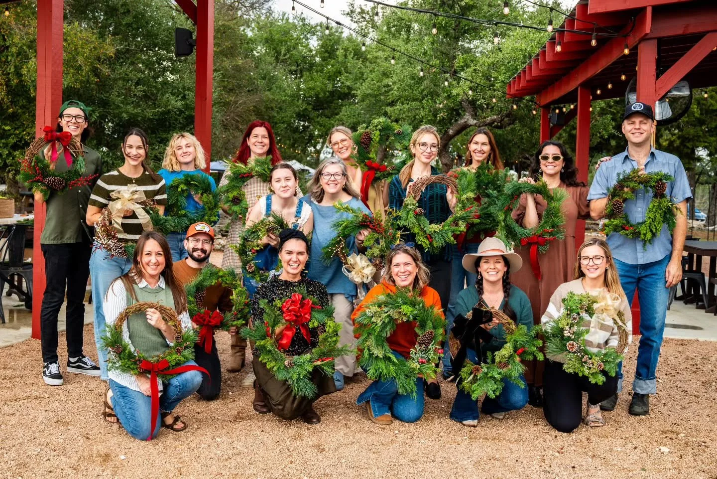 Our annual wreath workshop at @roughhousebrewing was such a blast! 🎄✨ So grateful for everyone who came out and got creative with us&mdash;already counting down to next year!

If you&rsquo;re dreaming of your own private wreath workshop or floral ex