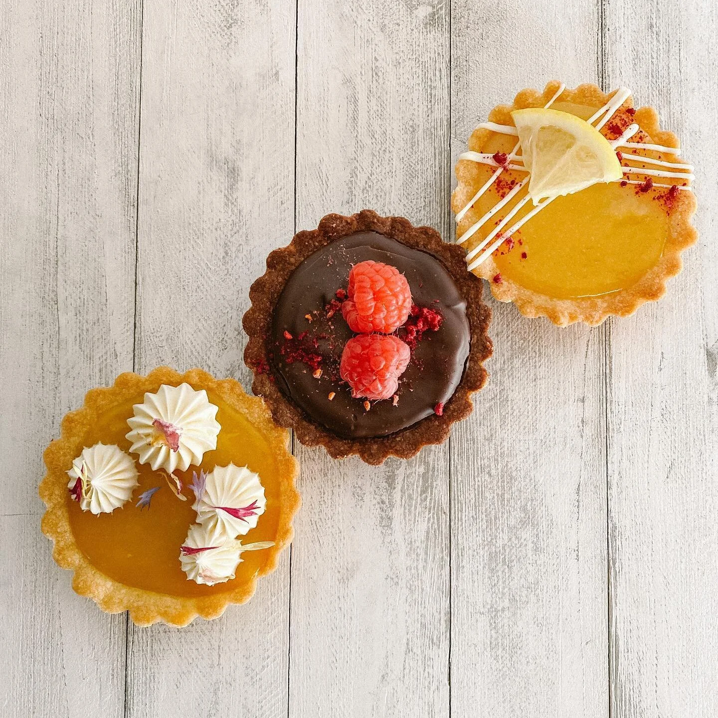Happy February! The count down to Valentine&rsquo;s Day is officially ON! We can&rsquo;t wait to share all the fun new treats we&rsquo;ve got up our sleeve, including this Tartlet Trio featuring Passion Fruit (my personal favorite), Chocolate Raspber