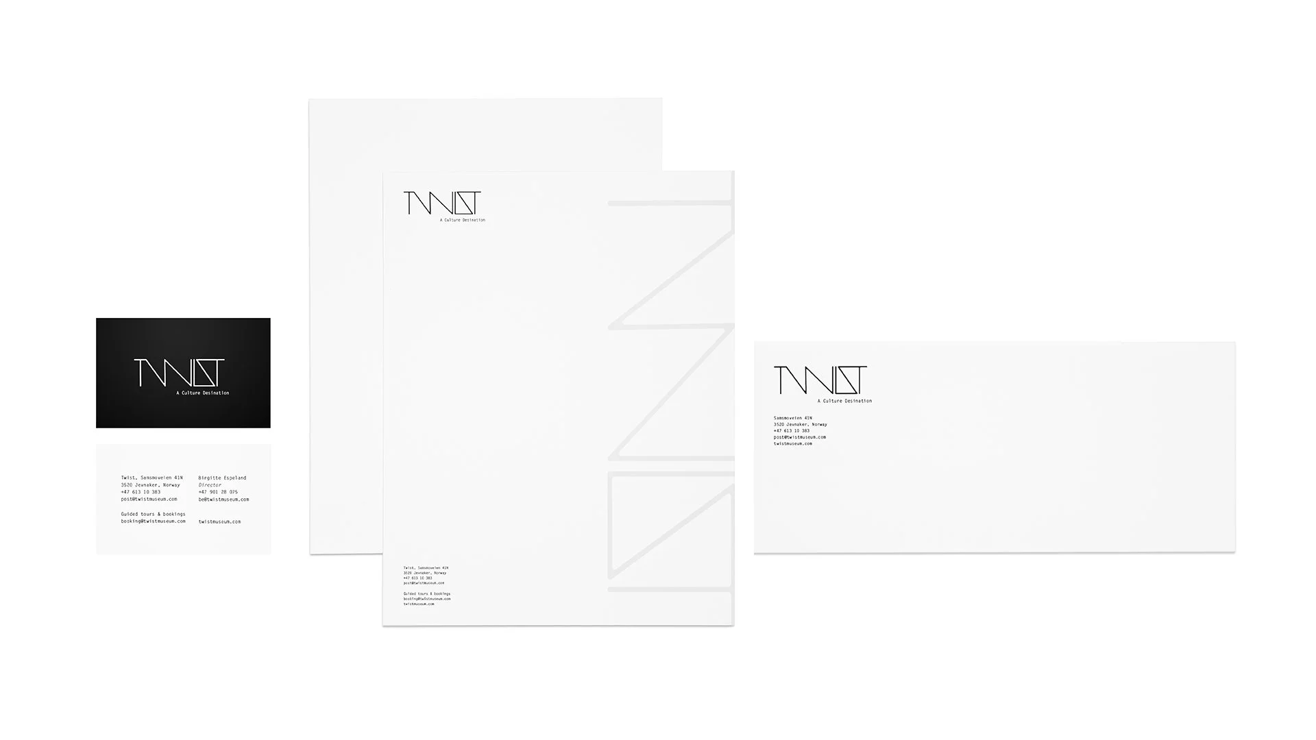 Ellery Sterling / Twist Business Stationery / Rebrand Program / ellerysterling.com
