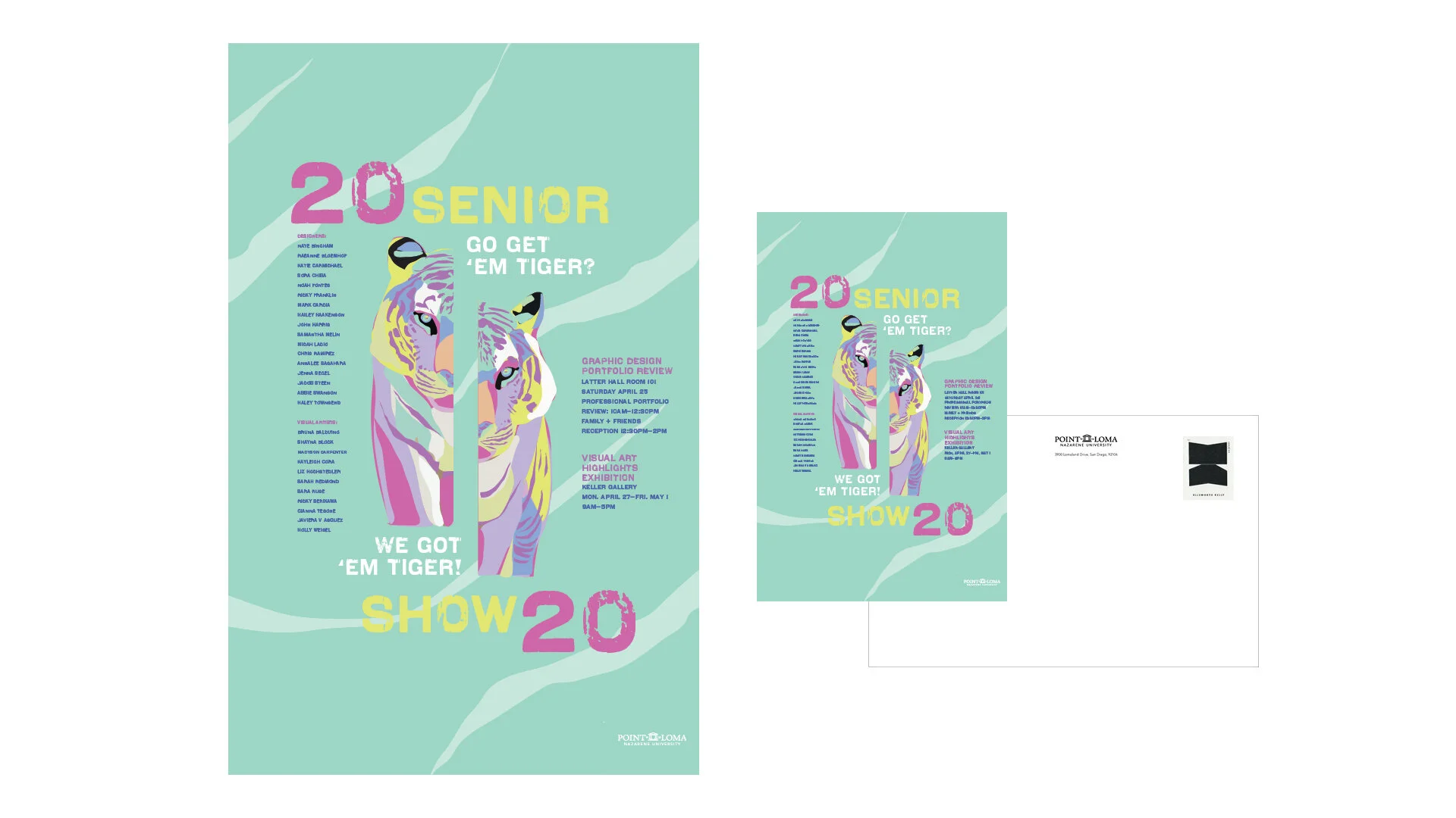 Annalee Sasahara / 2020 PLNU Senior Show Poster and Postcard