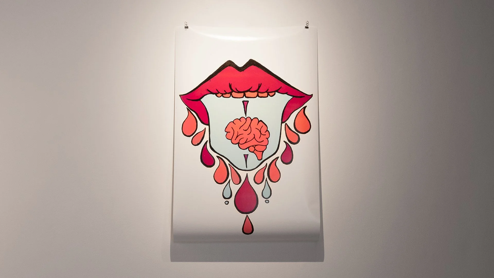 Seren Kindt / Tongue / Digital Print