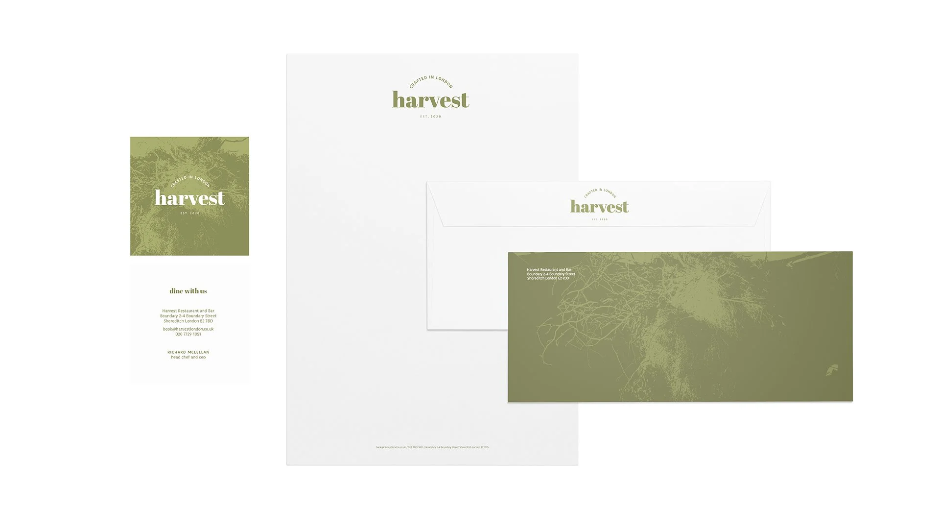 Kate Smith / Harvest Business Stationery / Rebrand / kateesmith.com