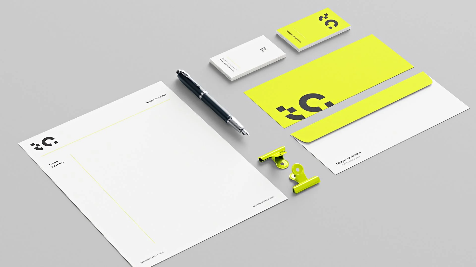 Teague Anderson / Business Stationery / Professional Brand / designbyteague.com