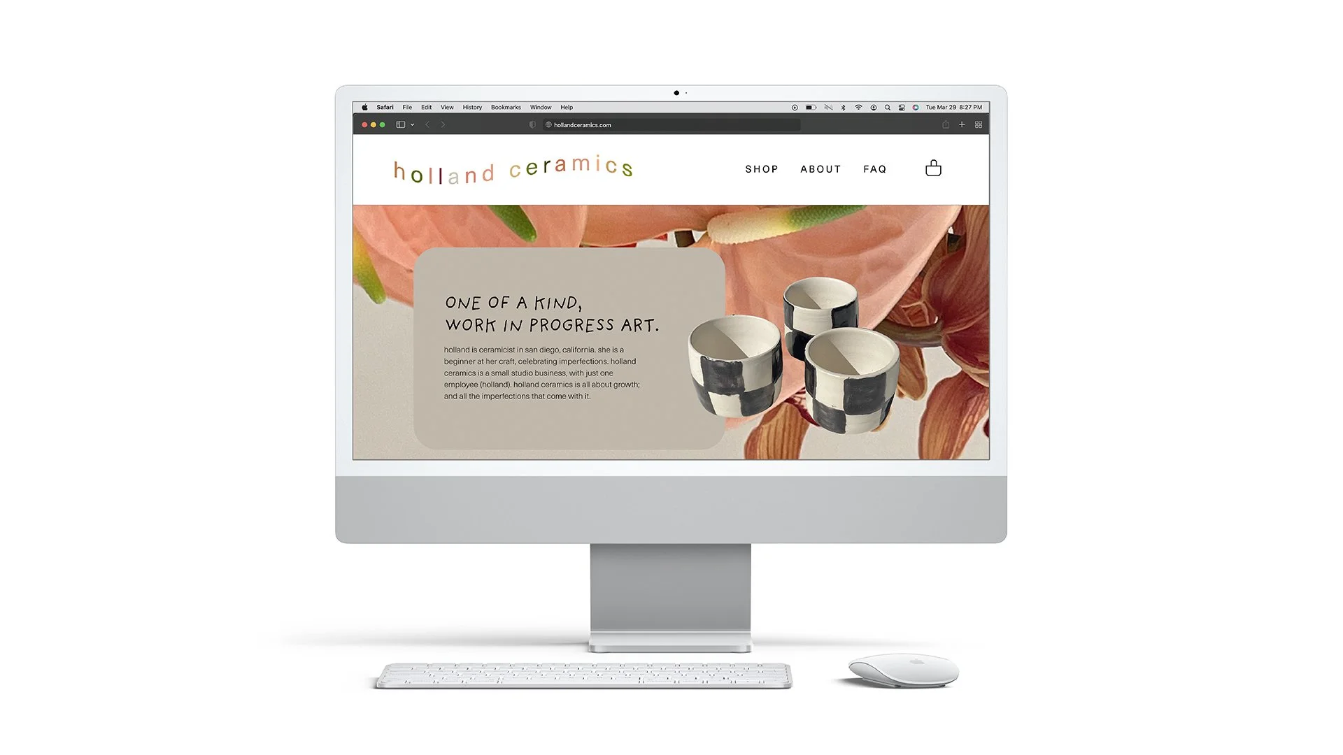 Holland Keller / Holland Ceramics / Website Design / hollandkeller.com