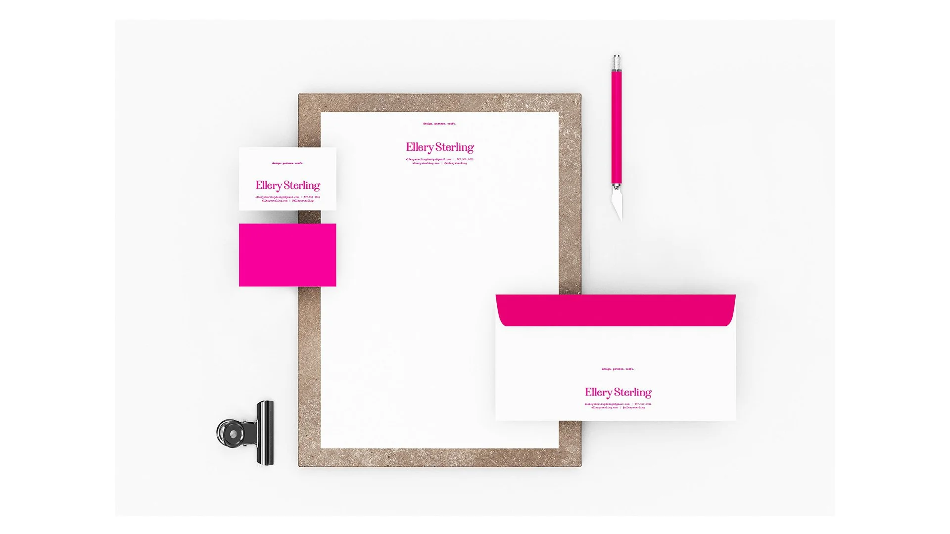 Ellery Sterling / Business Stationery / Brand Program / ellerysterling.com