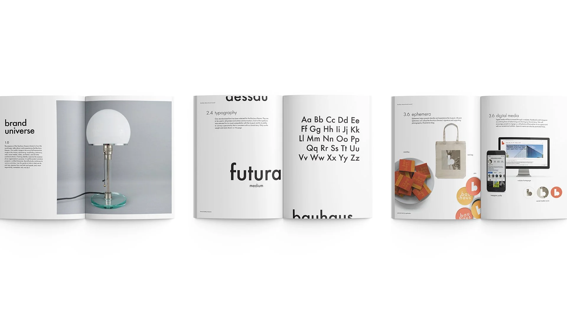 Holland Keller / Bauhaus Dessau / Rebrand Program Manual / hollandkeller.com