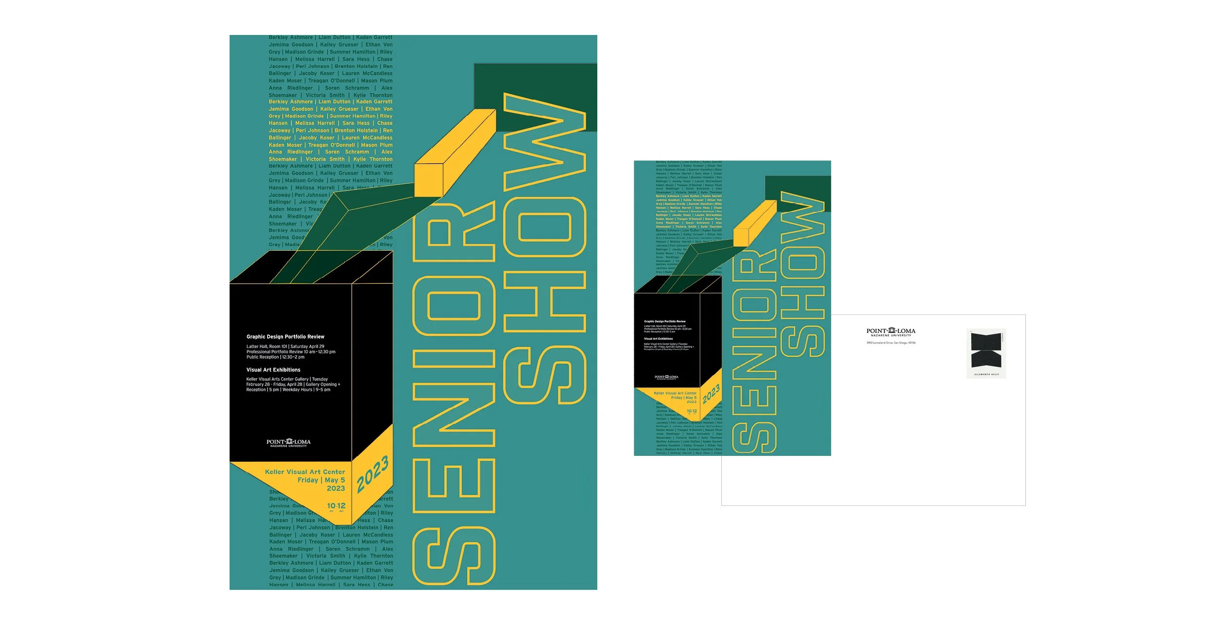 Jacoby Koser / 2023 Senior Show / Promotional Collateral / jacobykoser.com