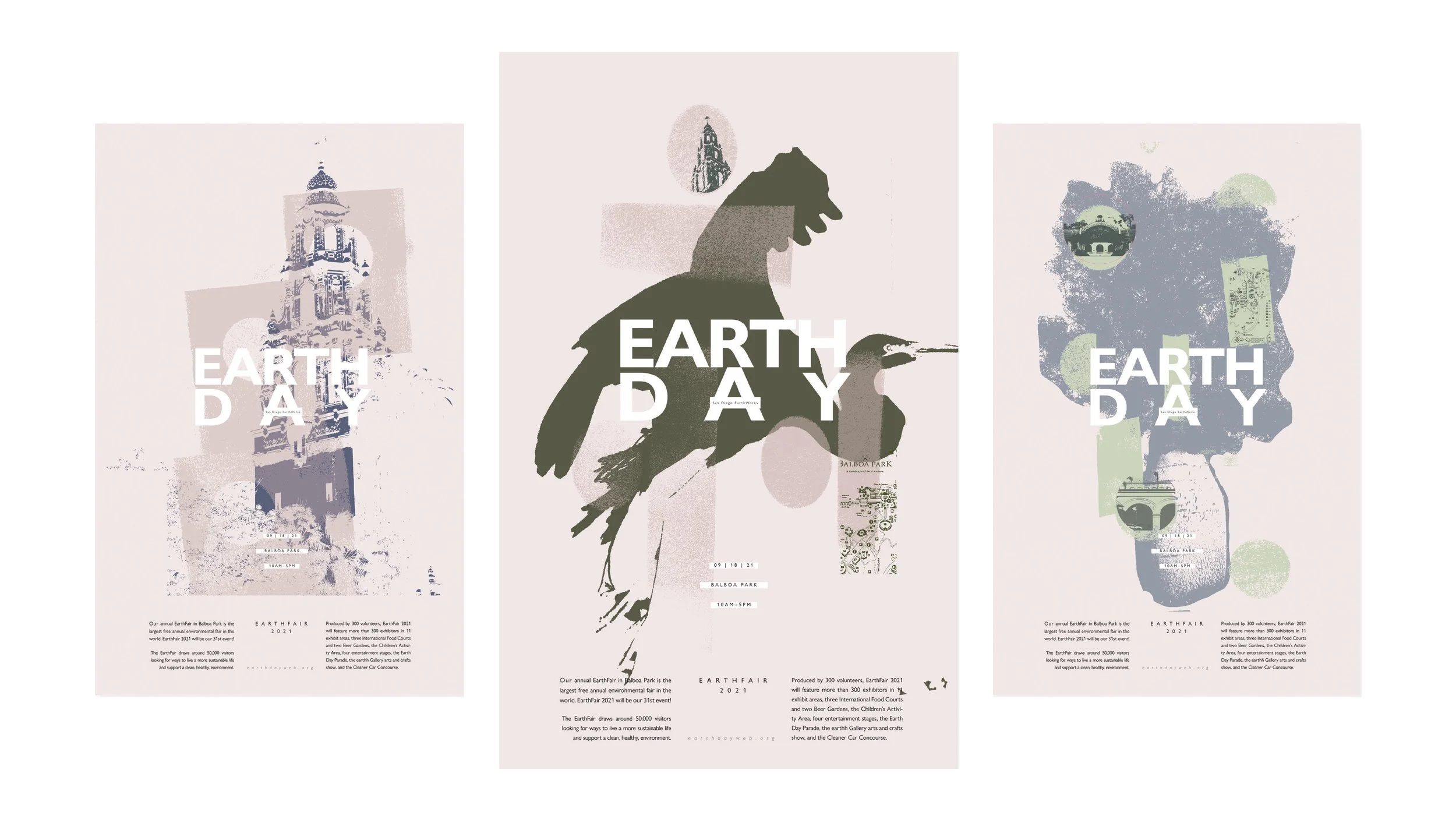 Jemima Goodson / San Diego Earth Day / Promotional Posters / jemimagoodson.com