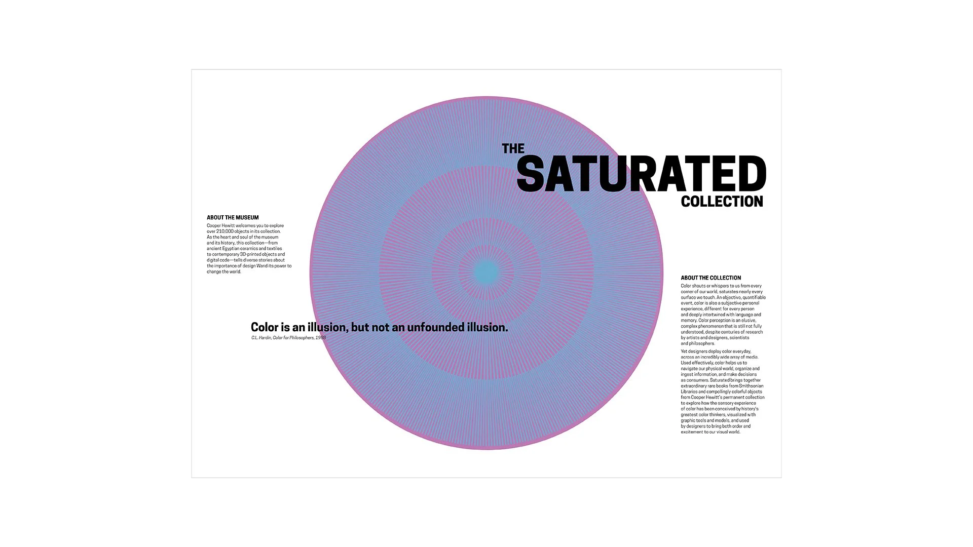 Katelyn Salmon / Cooper Hewitt Publication / Saturated Collection / designdriven.studio.com