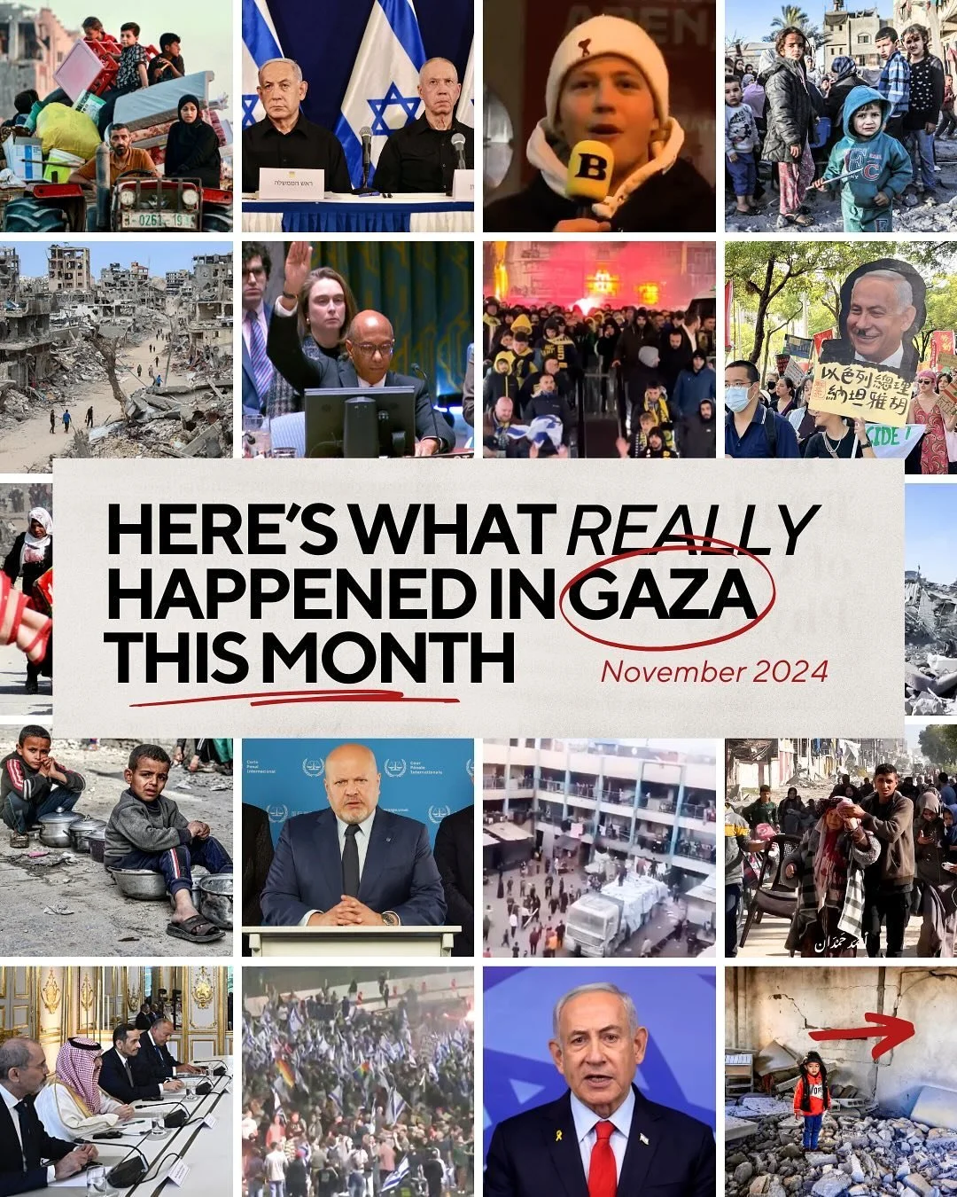 Here&rsquo;s what really happened during Israel&rsquo;s genocide in Gaza in November 2024.
-
#Israel #israeli #palestine #palestinian #gaza #gazastrip #lebanon #iran #war #genocide #civilians #yahyasinwar #un #healthcare #netanyahu #benjaminnetanyahu