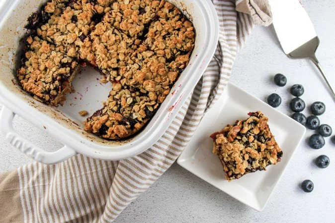 Blueberry Oat Bars