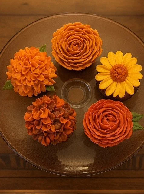 Cupcakes - Fall Floral - Sophia Pepe.jpg