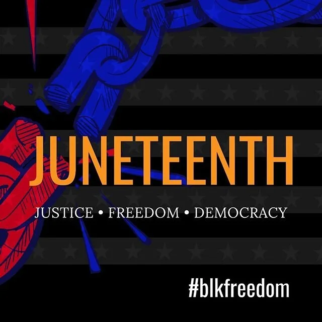 HAPPY JUNETEENTH! | Don&rsquo;t miss the premiere of Juneteenth: Justjce, Freedom, Democracy TODAY at 9am/PDT-11am/CDT-12pm/EDT on BLKFREEDOM.org #BlkFreedom