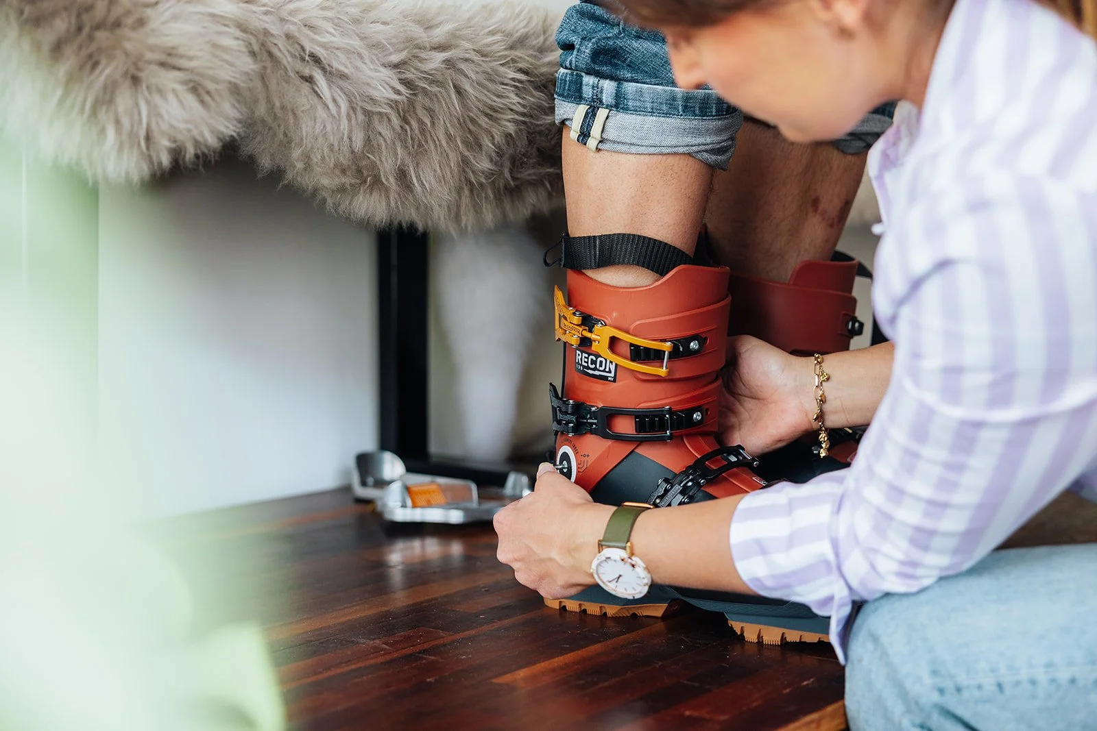 bootfitting by a podiatrist