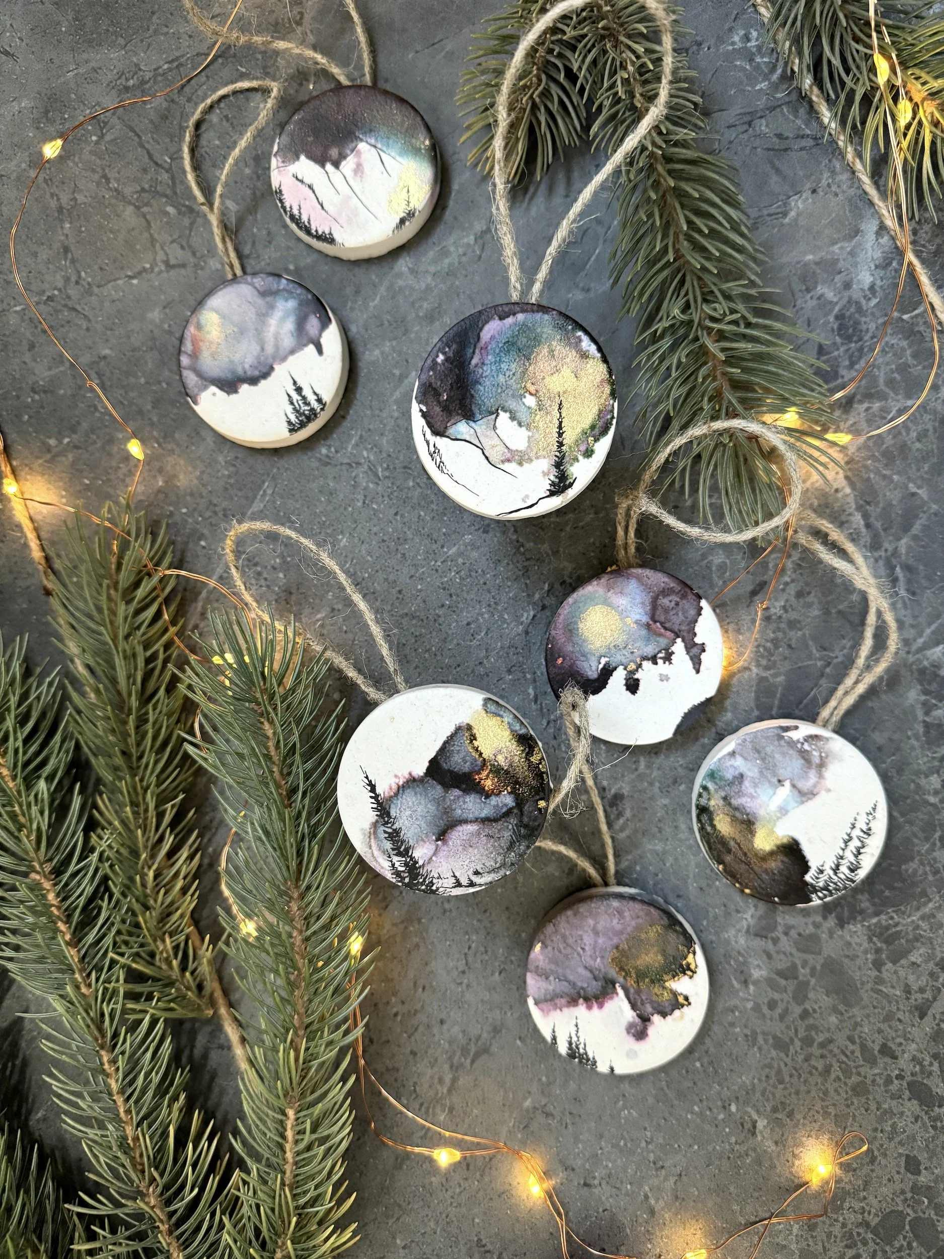 Technicolor Ornaments