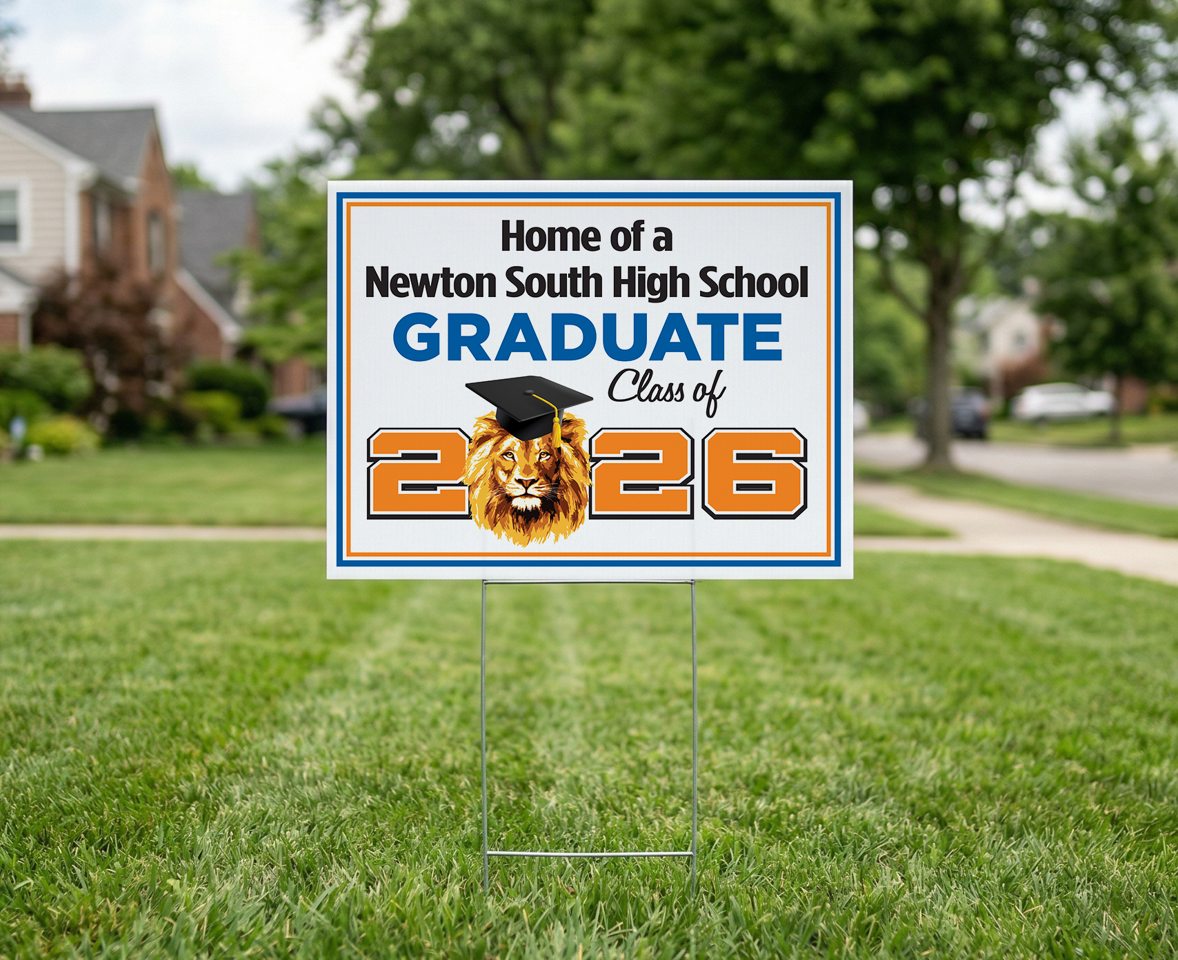 Newton South Graduation Yard Sign