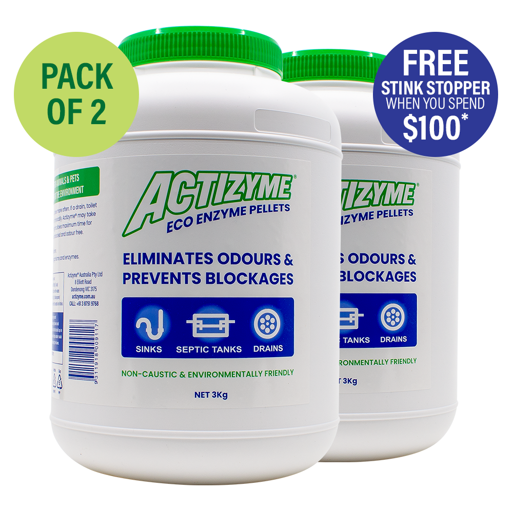 Actizyme Eco Enzyme Pellets 3kg (Pack of 2)