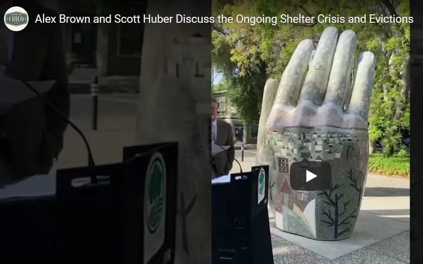 Alex Brown and Scott Huber Press Conference - Call for Homeless Solutions
